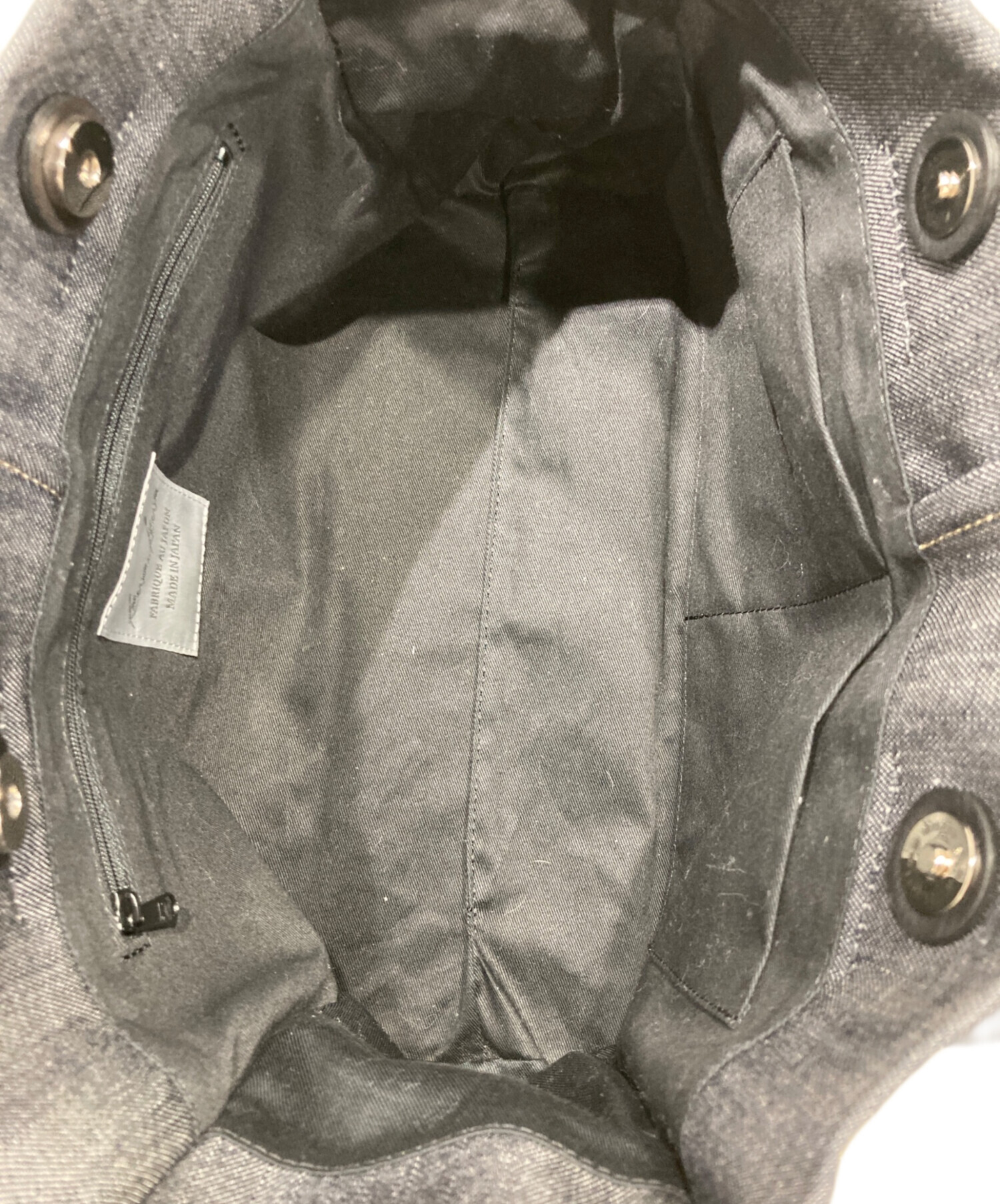 中古・古着通販】kawa-kawa (カワカワ) デニムハンドバッグ インディゴ 