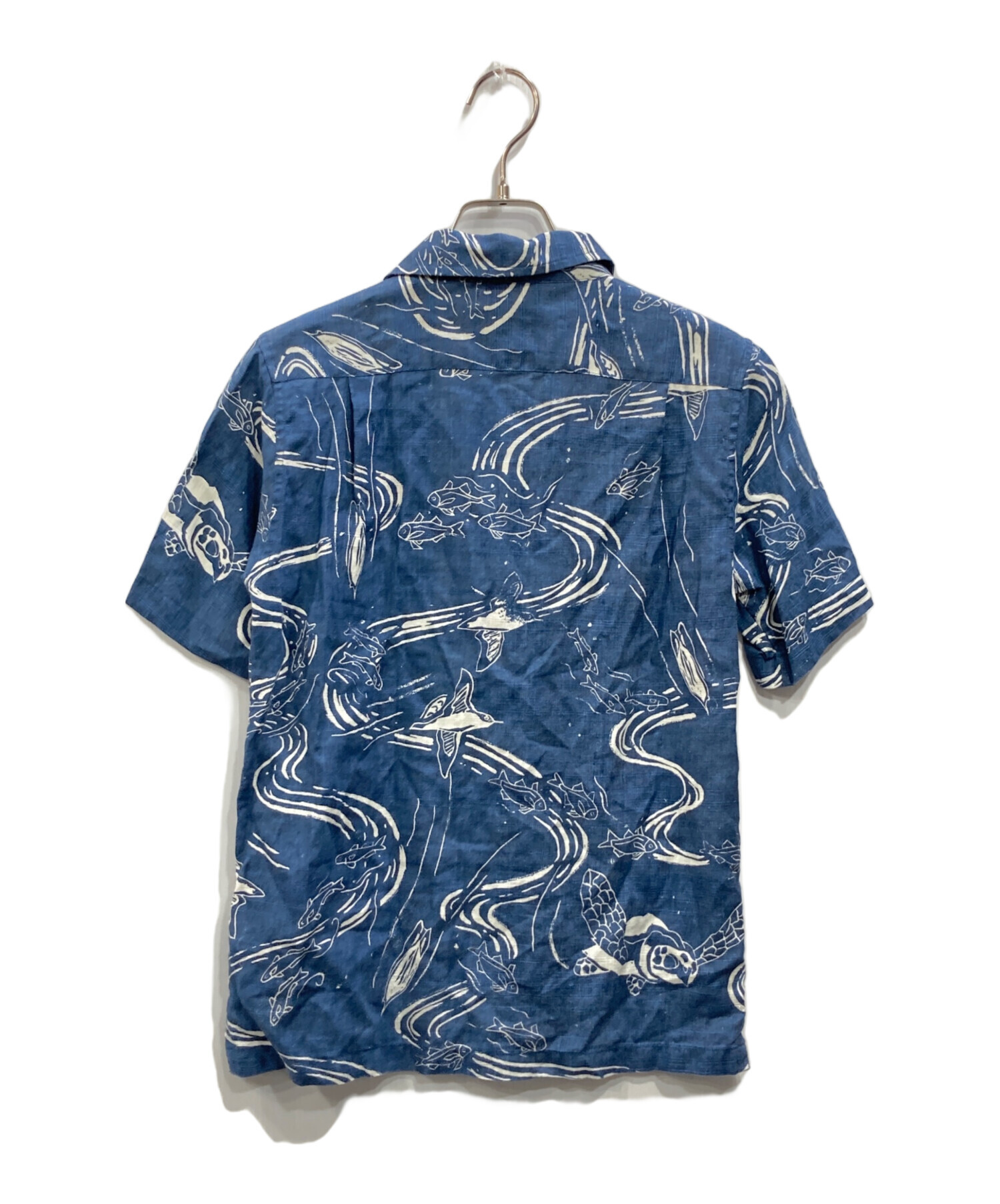 パタゴニア パタロハ アロハシャツ M ネイビー 中古・古着通販】Patagonia (パタゴニア) アロハシャツ ネイビー