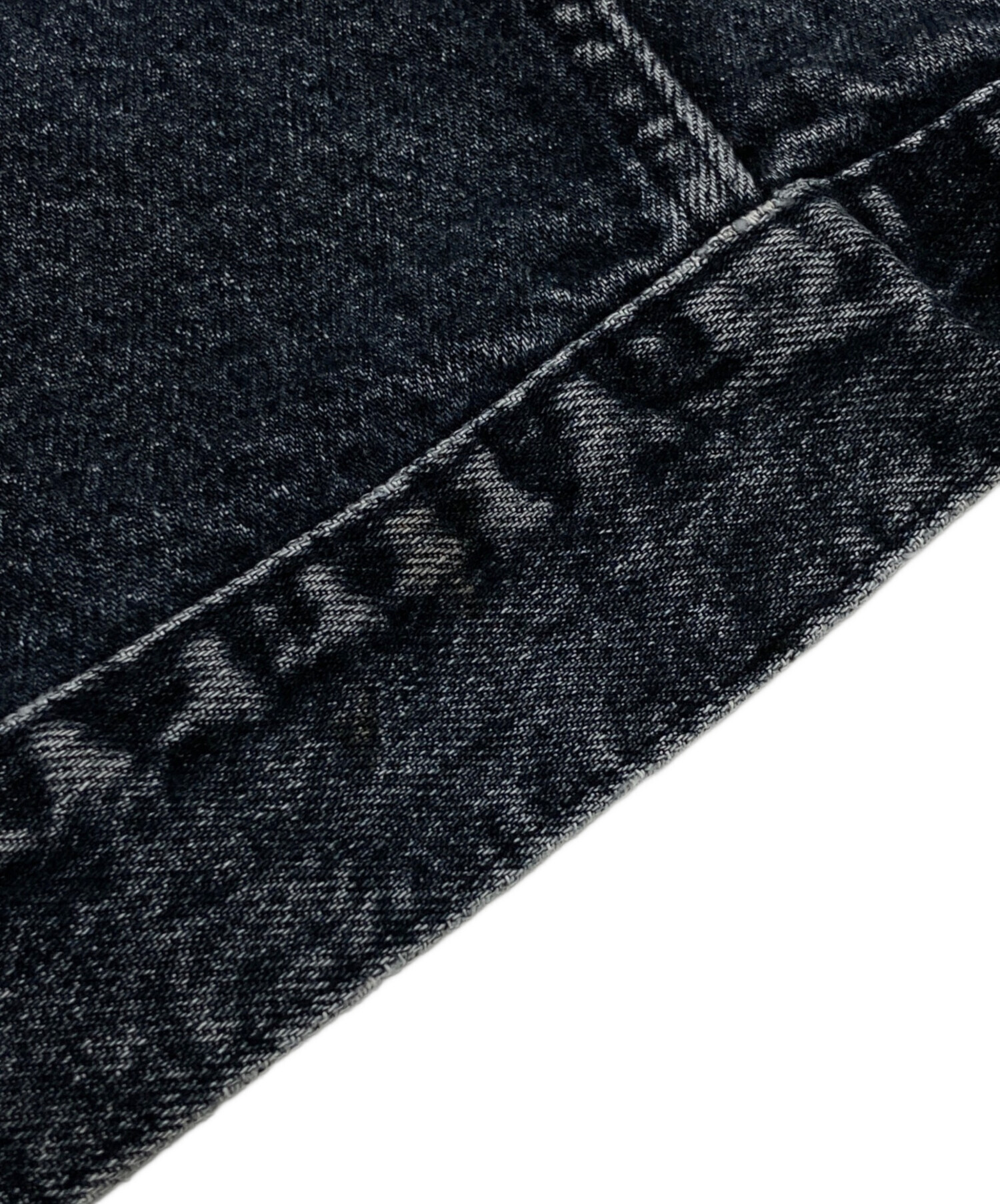 中古・古着通販】LEVI'S (リーバイス) 先染めブラックデニム