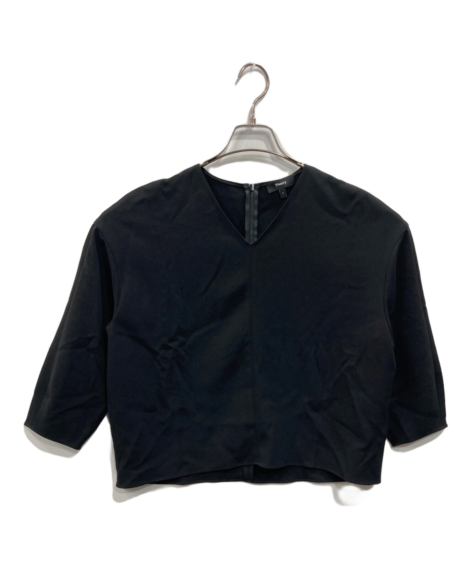 中古・古着通販】theory (セオリー) Admiral Crepe Round VNK Top 