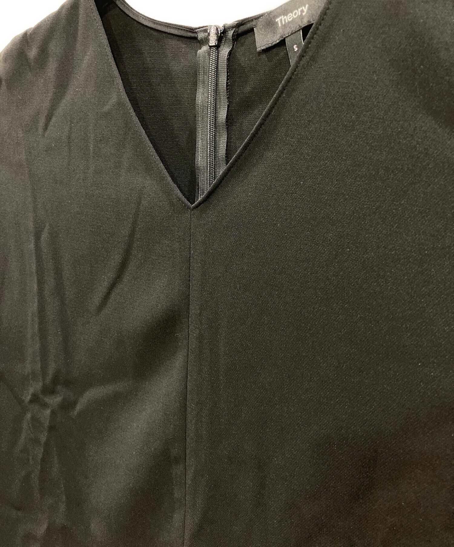 中古・古着通販】theory (セオリー) Admiral Crepe Round VNK Top 