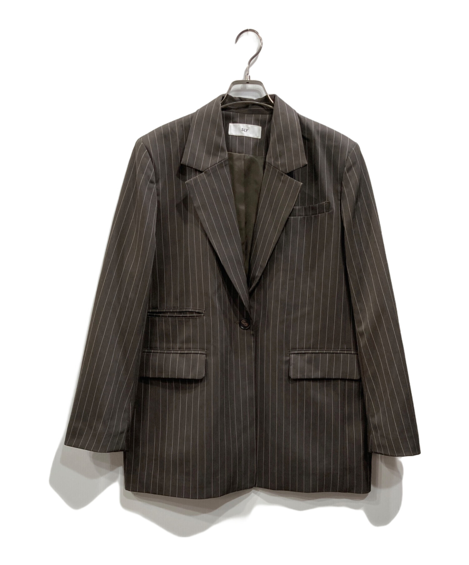 中古・古着通販】SLY (スライ) BOXY TAILORED ジャケット ブラウン