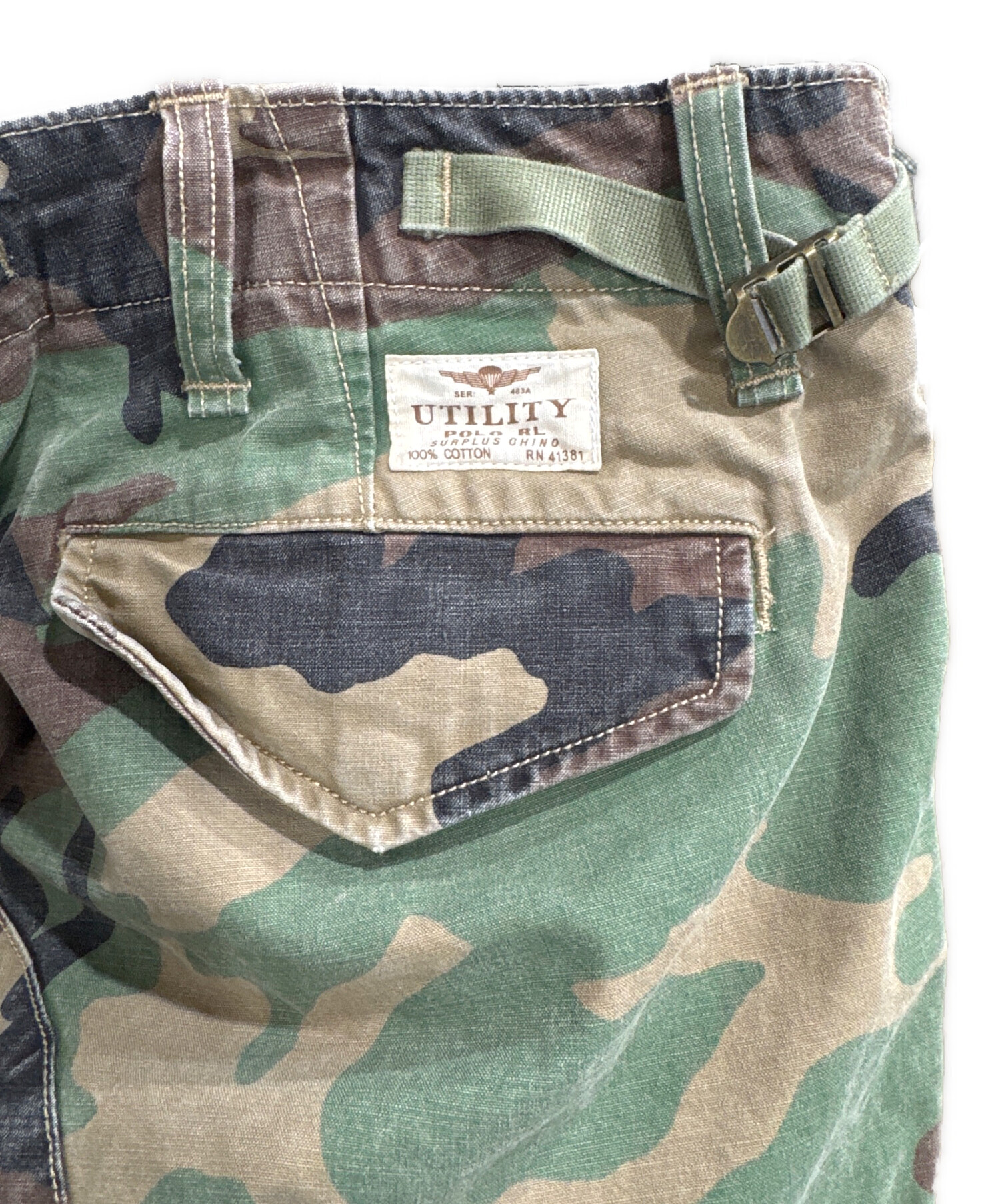 中古・古着通販】RALPH LAUREN (ラルフローレン) カーゴパンツ カーキ 