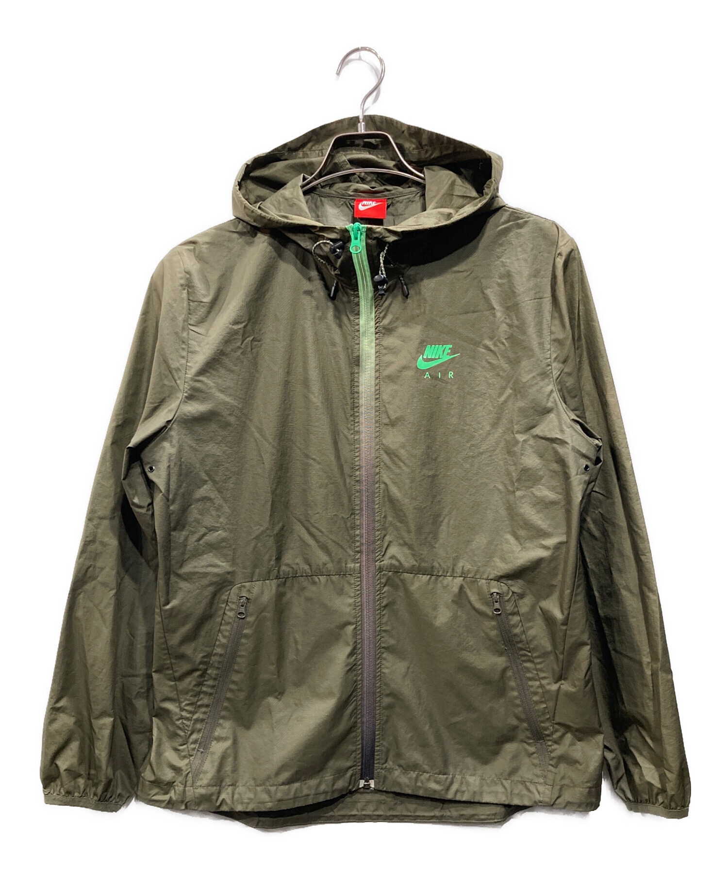 中古・古着通販】NIKE (ナイキ) マウンテンパーカー モスグリーン 