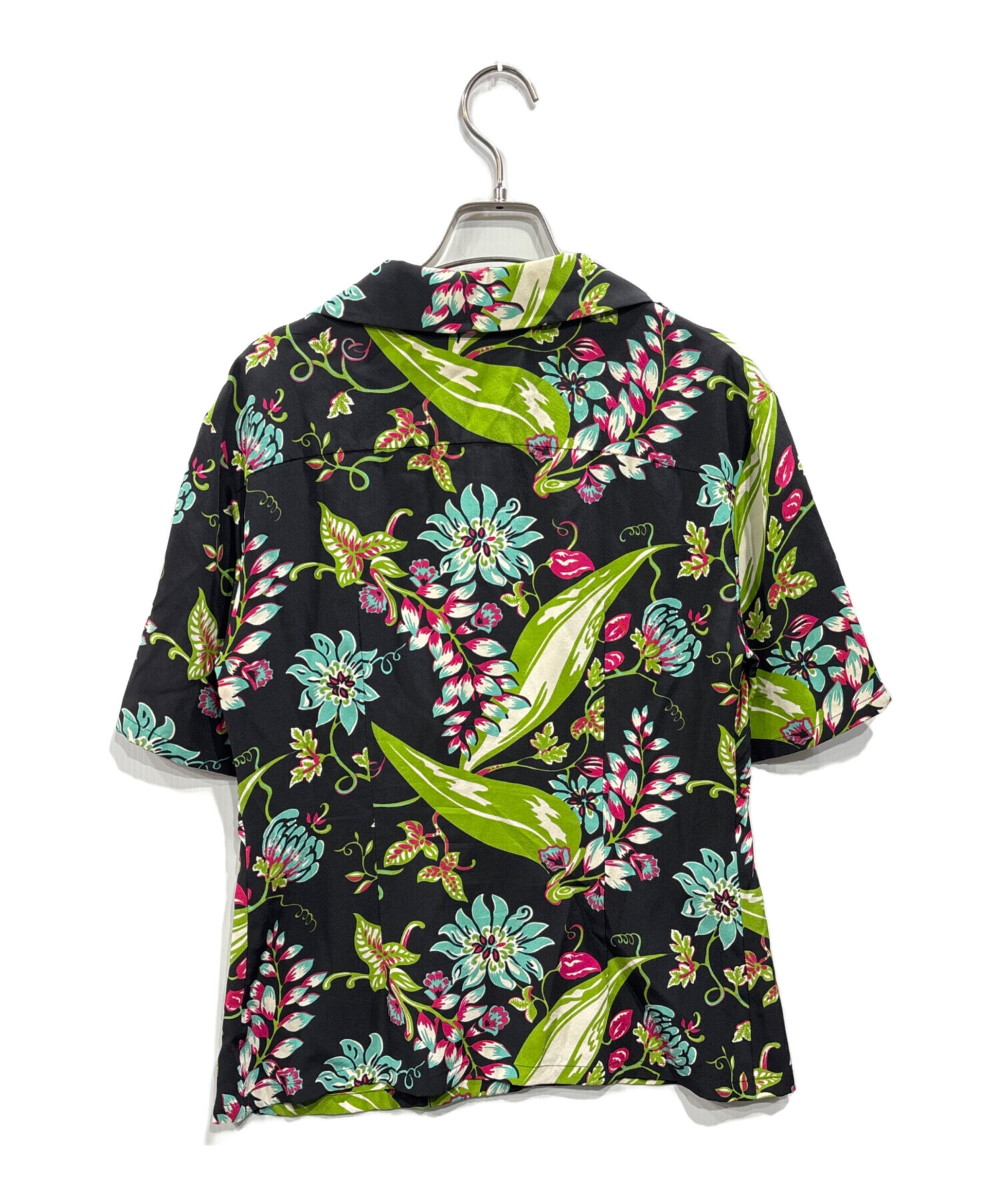 PRADA アロハシャツ 新品タグ付き 中古・古着通販】PRADA (プラダ) アロハシャツ ブラック サイズ:40