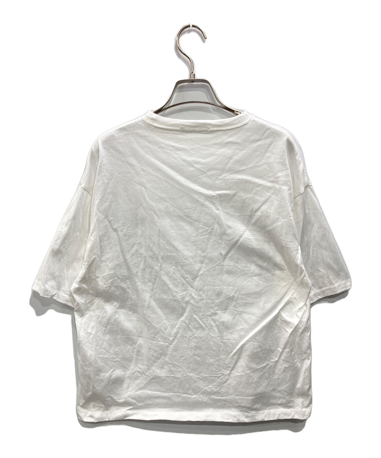 中古・古着通販】Whim Gazette (ウィムガゼット) ロゴTシャツ ホワイト