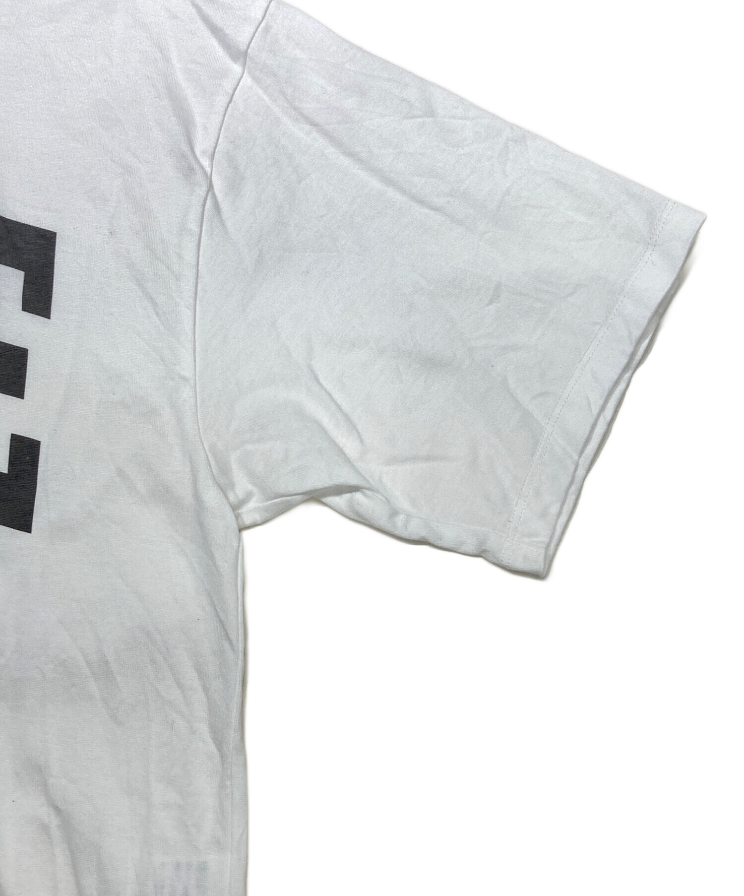 中古・古着通販】Whim Gazette (ウィムガゼット) ロゴTシャツ ホワイト