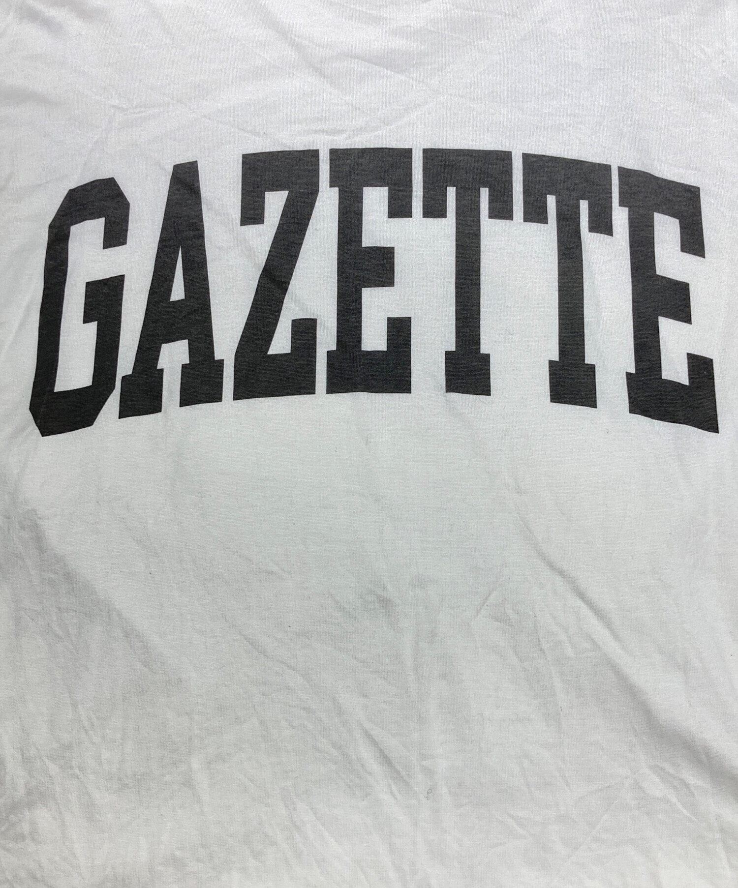 中古・古着通販】Whim Gazette (ウィムガゼット) ロゴTシャツ ホワイト