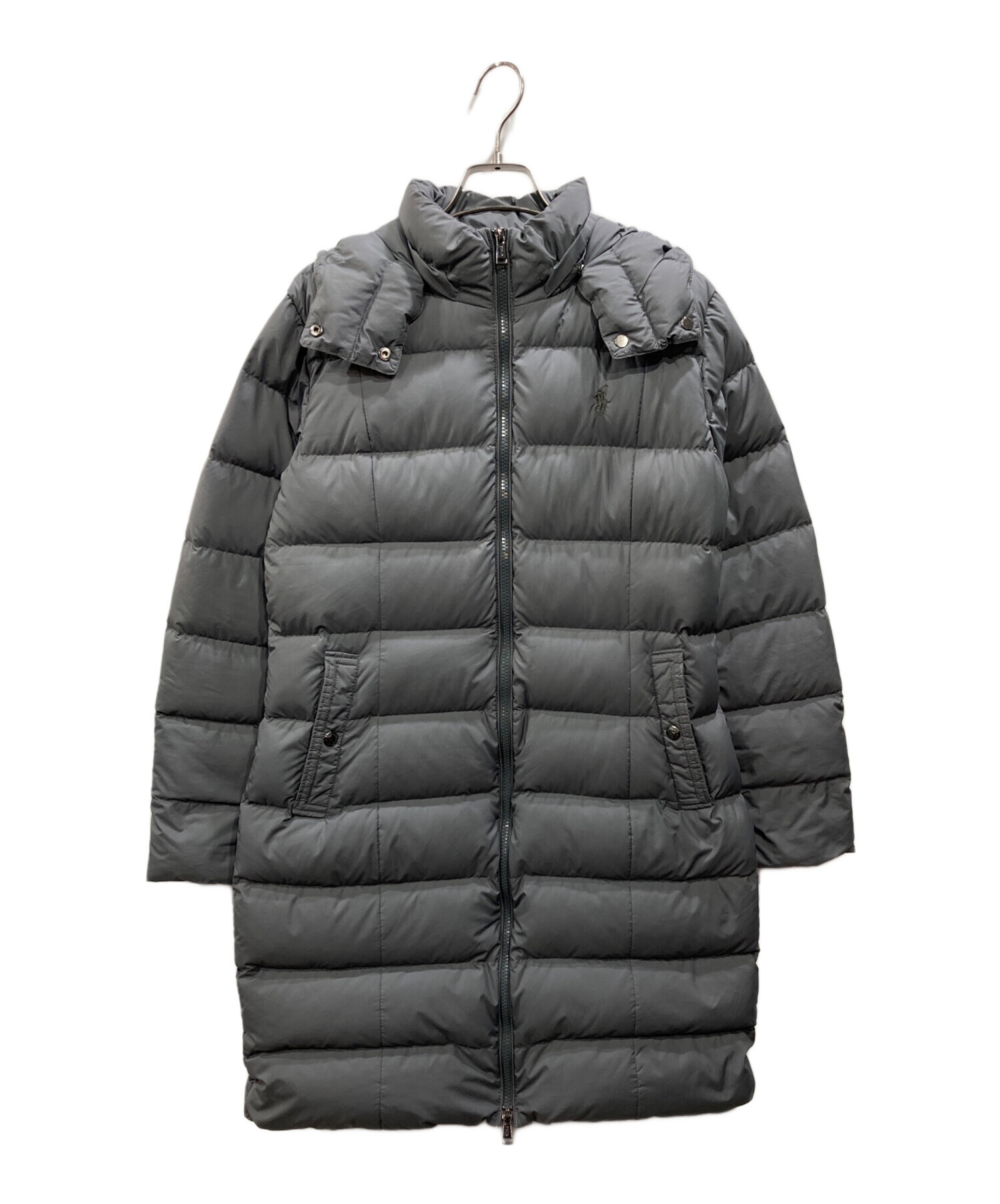 中古・古着通販】RALPH LAUREN (ラルフローレン) ダウンコート グレー 
