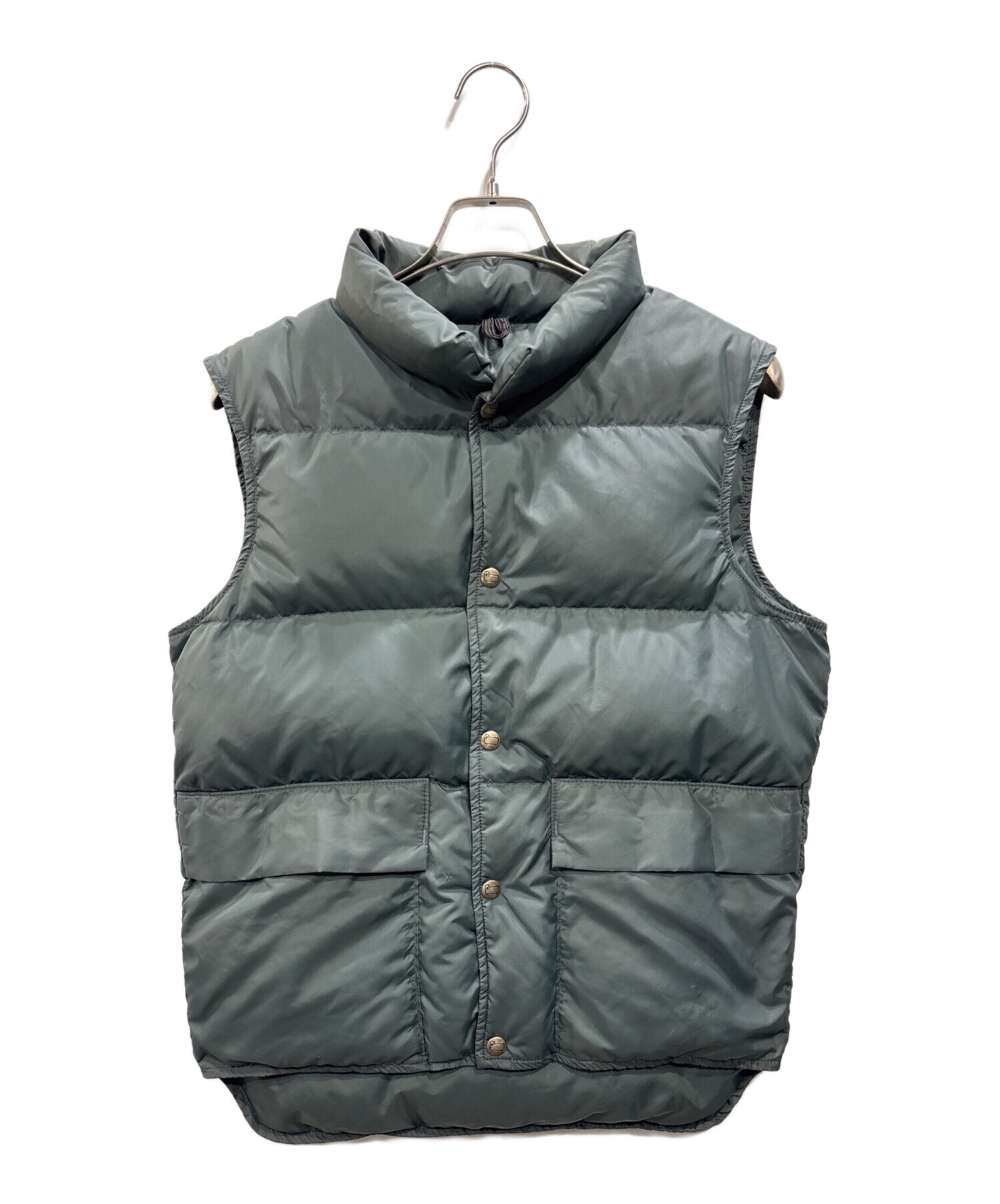 80s ウールリッチ　ダウンベスト　ヴィンテージ　チャコール　グレー 中古・古着通販】WOOLRICH (ウールリッチ) ダウンベスト ダーク