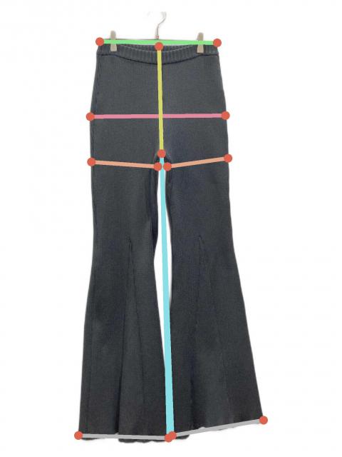 AKIRA NAKA アキラナカ パンプス レディース 【古着】【中古】 中古・古着通販】AKIRA NAKA (アキラナカ) フレアニットパンツ