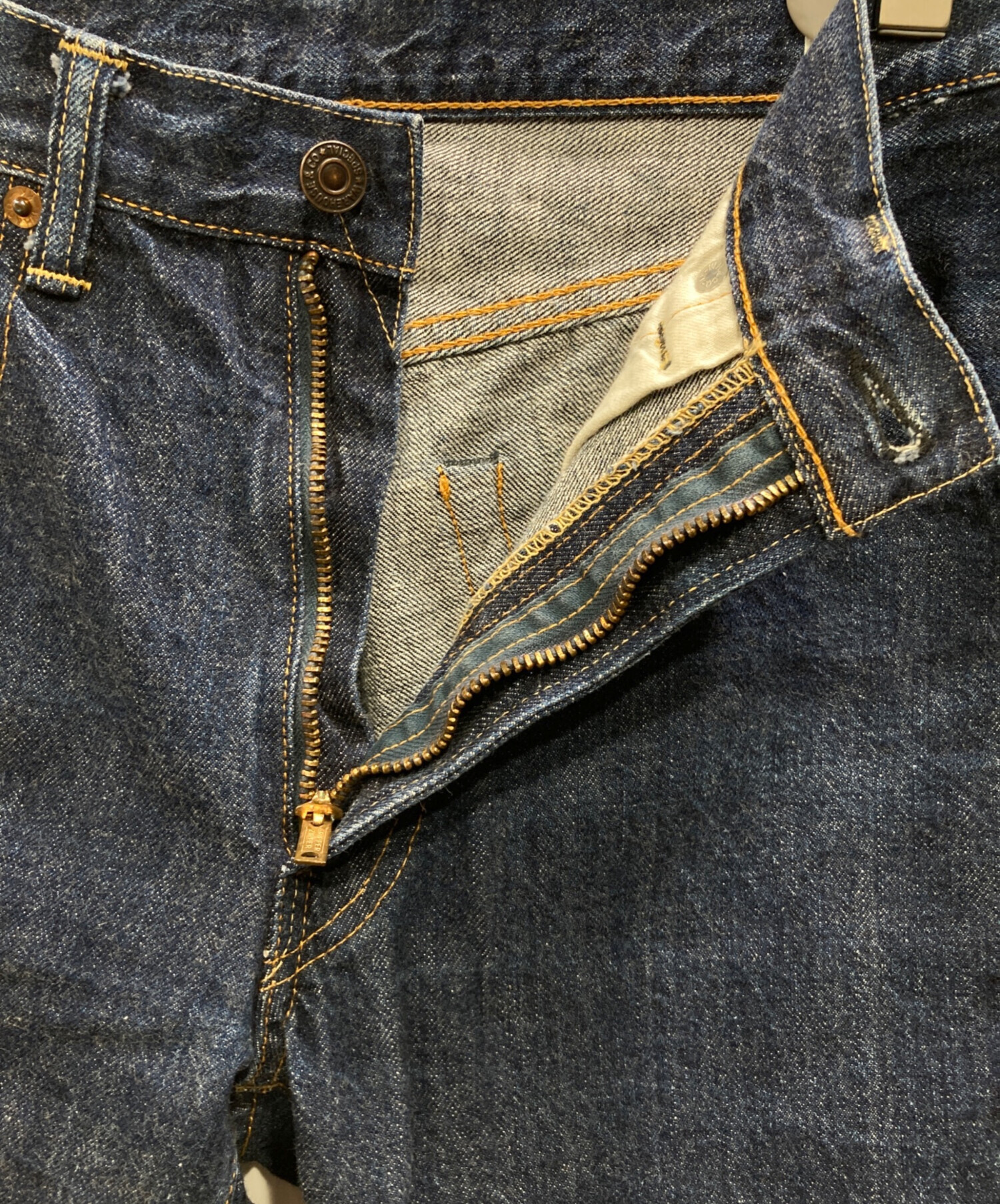 中古・古着通販】WAREHOUSE (ウエアハウス) セルビッチデニムパンツ