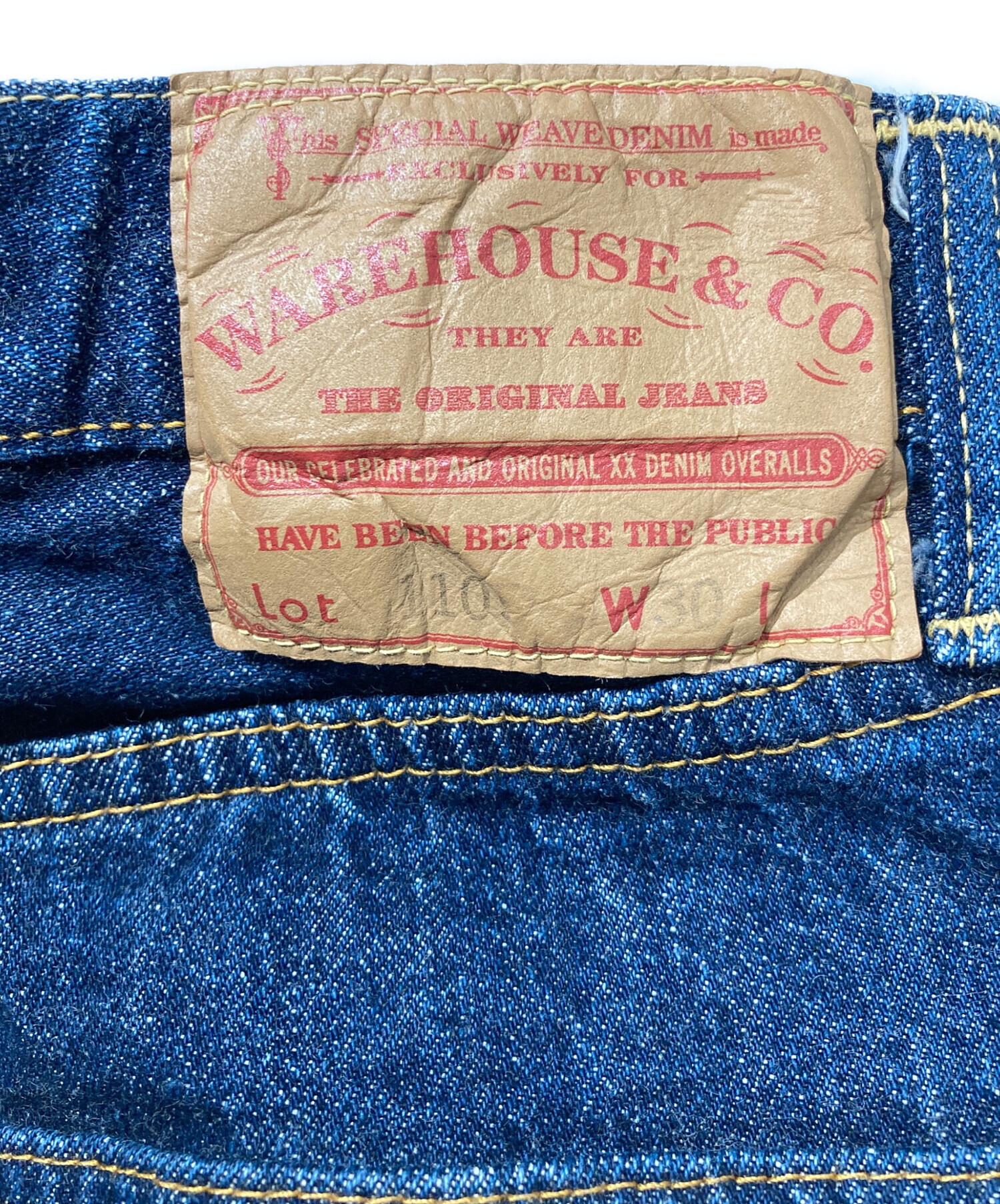 中古・古着通販】WAREHOUSE (ウエアハウス) セルビッチデニムパンツ