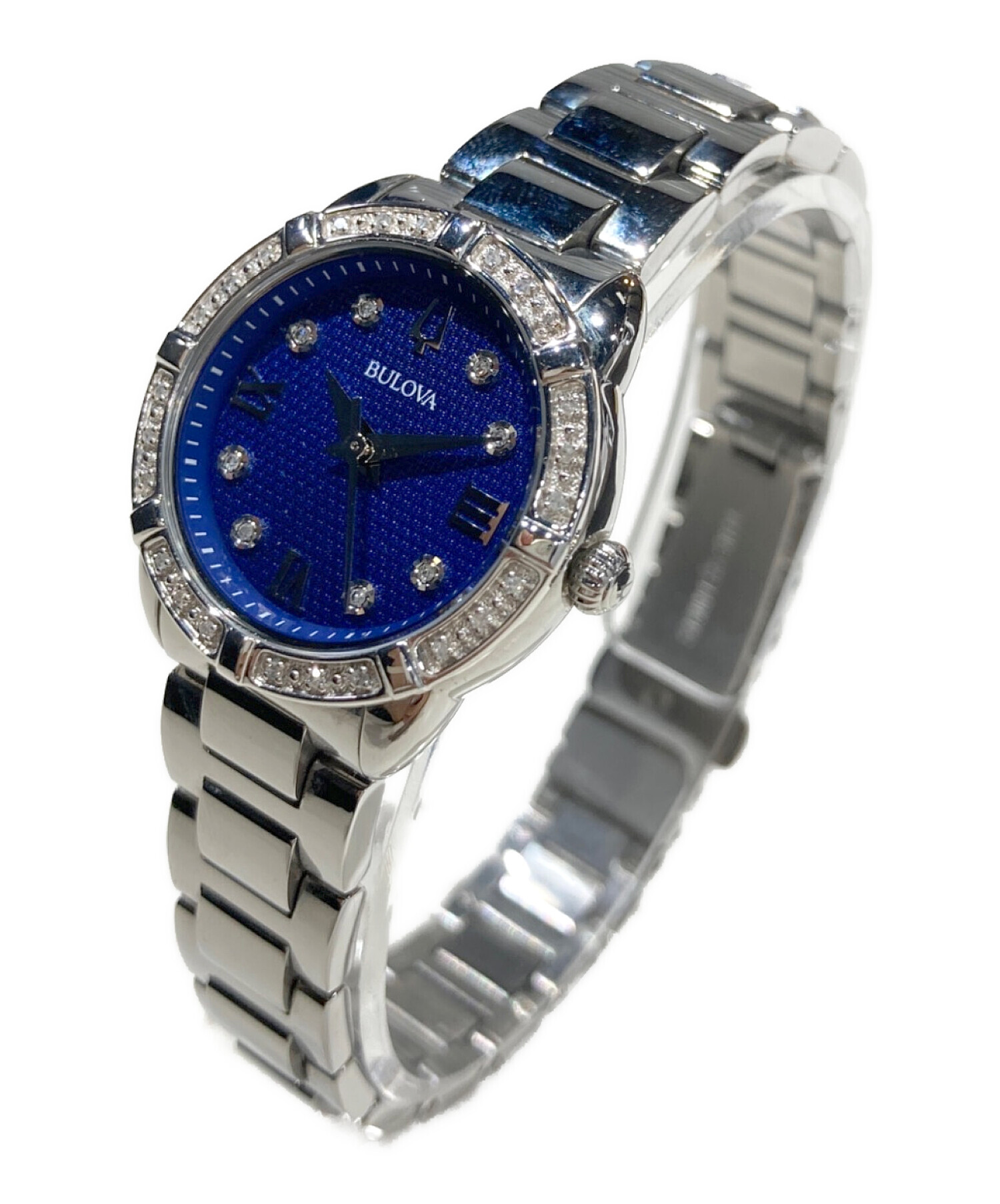 中古・古着通販】BULOVA (ブローバ) 腕時計 ネイビー｜ブランド・古着