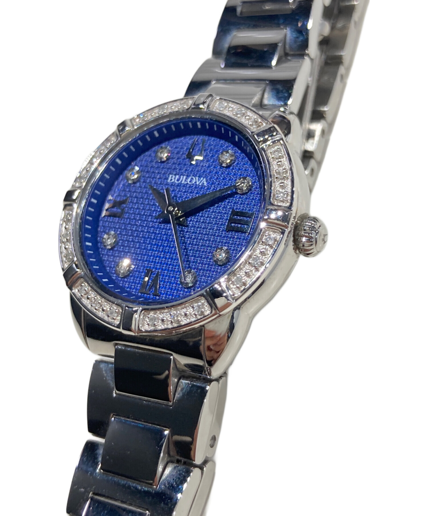 中古・古着通販】BULOVA (ブローバ) 腕時計 ネイビー｜ブランド・古着