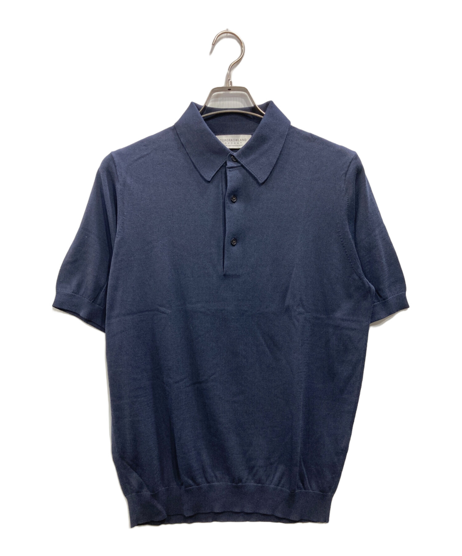 【中古】トゥモローランド トリコ ポロシャツ ニット コットン シルク混 半袖 無地 61-02-12-02002 M 紺 ネイビー レディース 中古・古着通販】TOMORROW LAND tricot (トゥモローランド トリコ