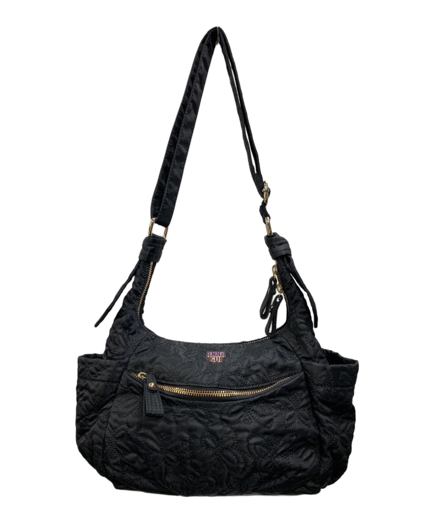 中古・古着通販】ANNA SUI (アナスイ) キルティングショルダーバッグ