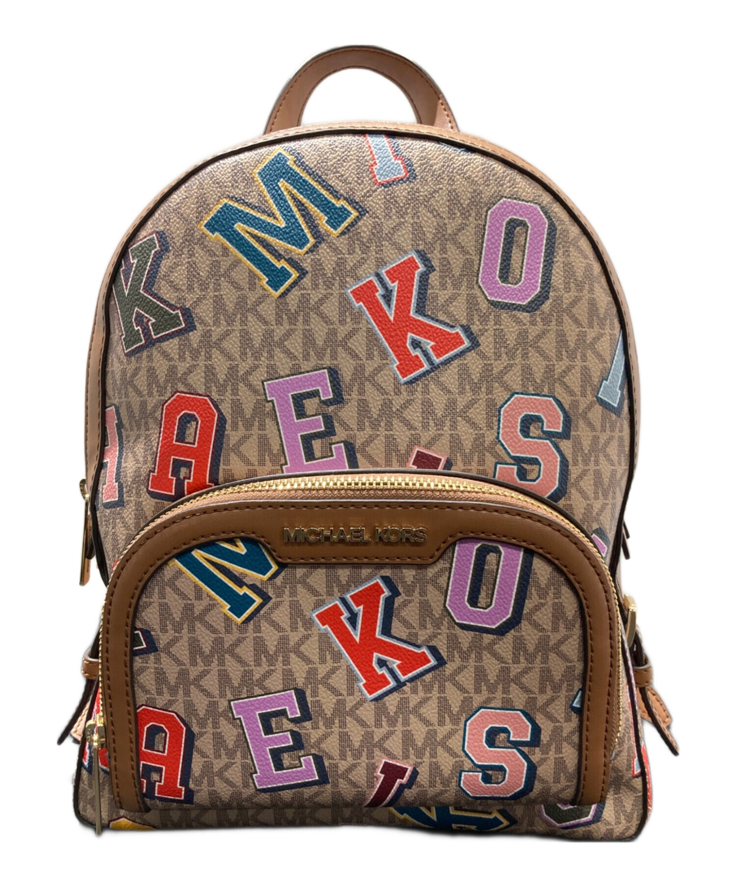 中古・古着通販】MICHAEL KORS (マイケル・コース) 総柄ロゴリュック 