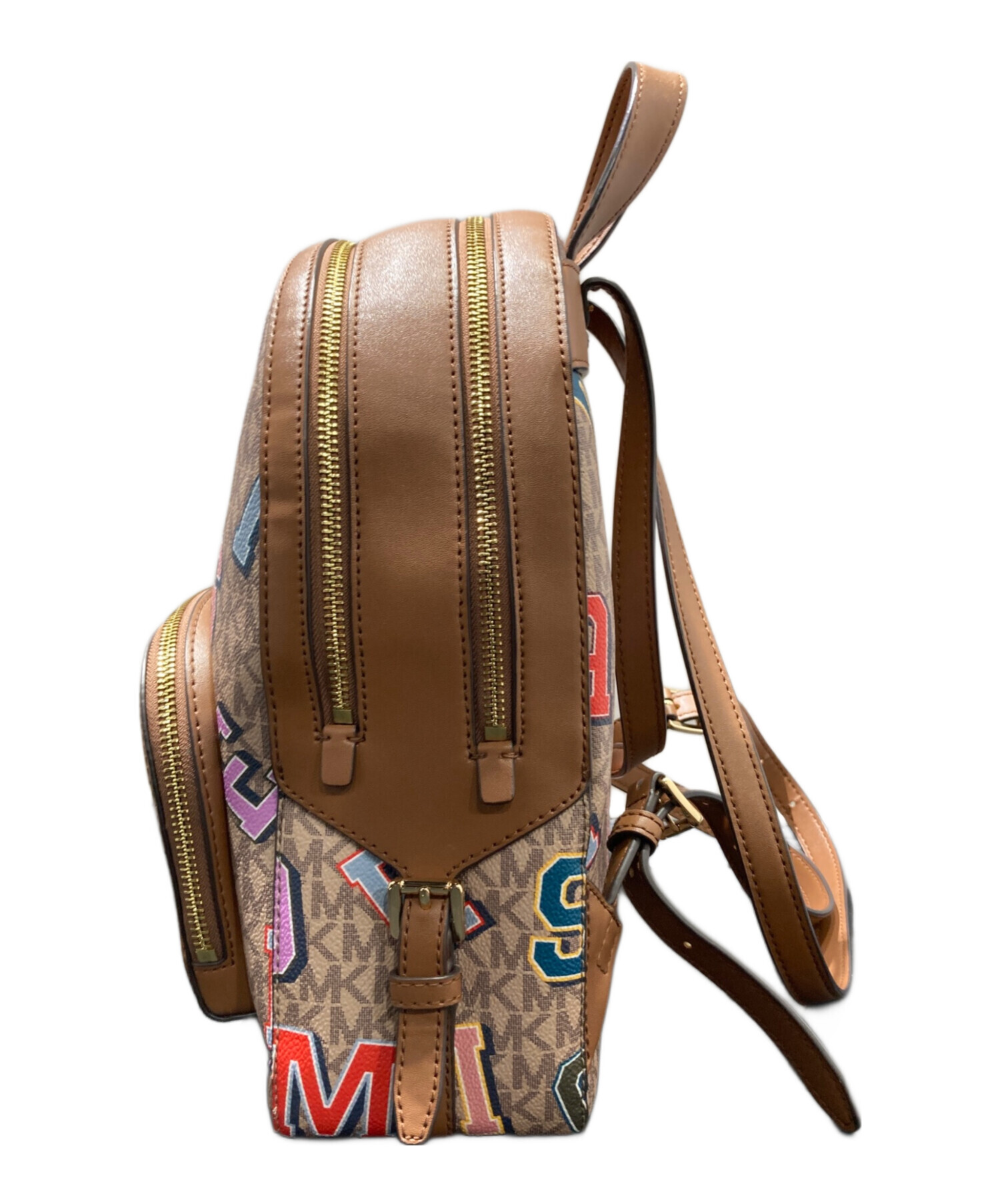 中古・古着通販】MICHAEL KORS (マイケル・コース) 総柄ロゴリュック 