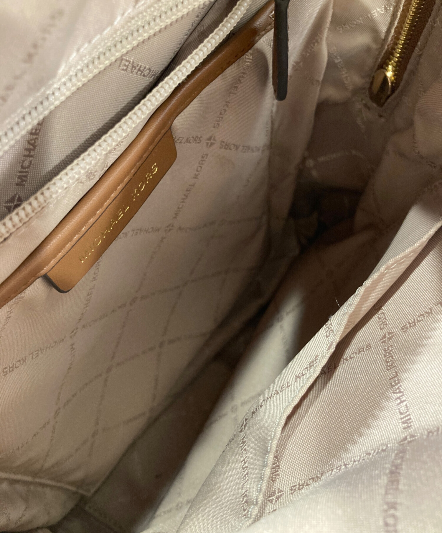 中古・古着通販】MICHAEL KORS (マイケル・コース) 総柄ロゴリュック 