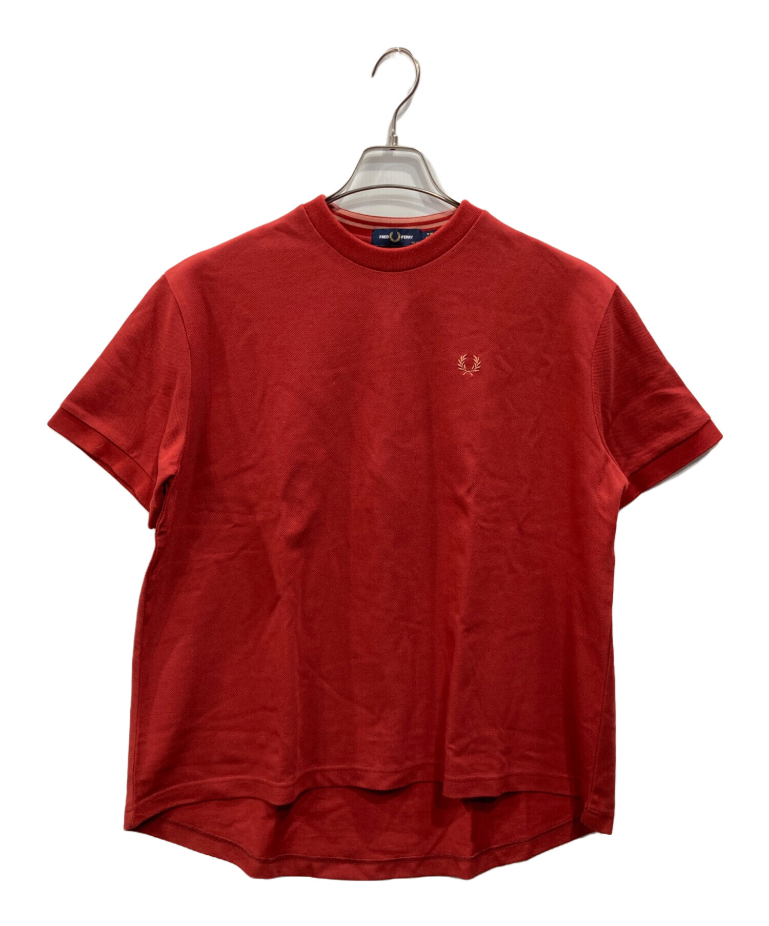 別注】FRED PERRY / Reluxed Pique Tシャツ RED Ray BEAMS（レイ