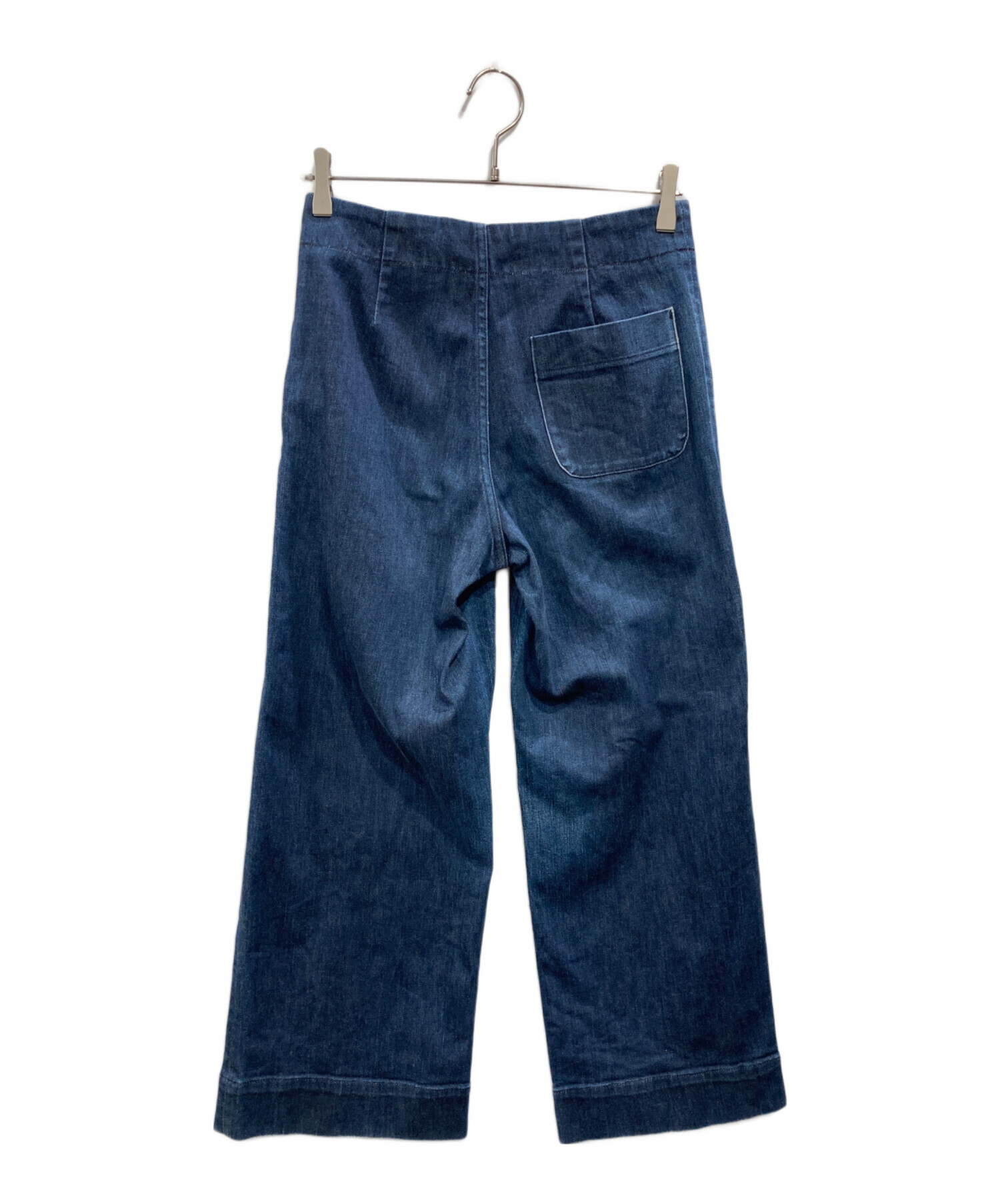 中古・古着通販】Le minor (ルミノア) ワイドデニムパンツ インディゴ  
