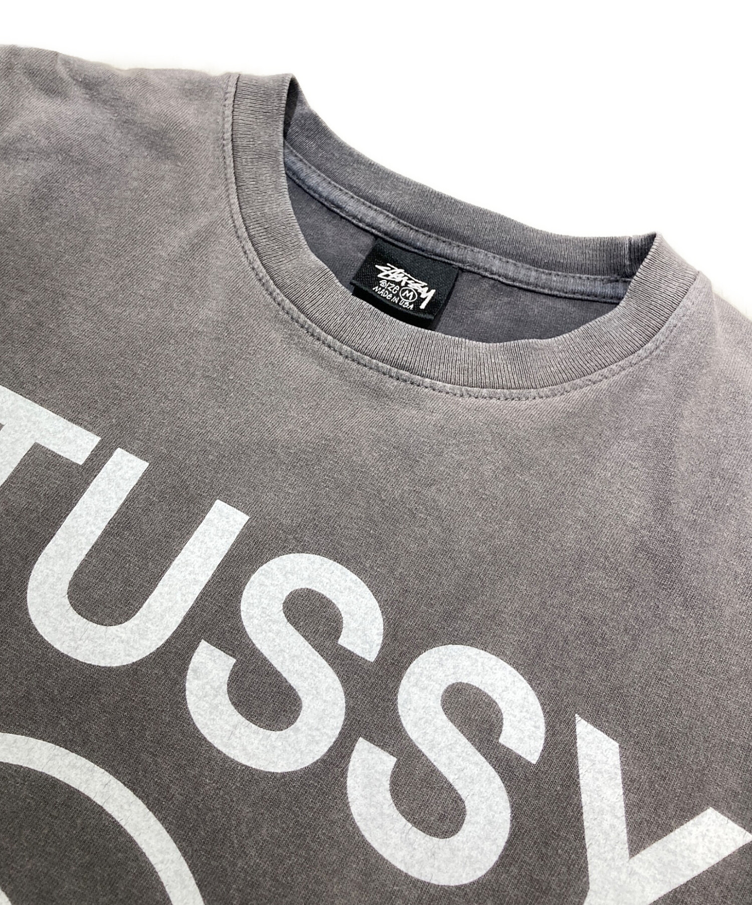 中古・古着通販】stussy (ステューシー) Pigment Dyed No4 Tシャツ 