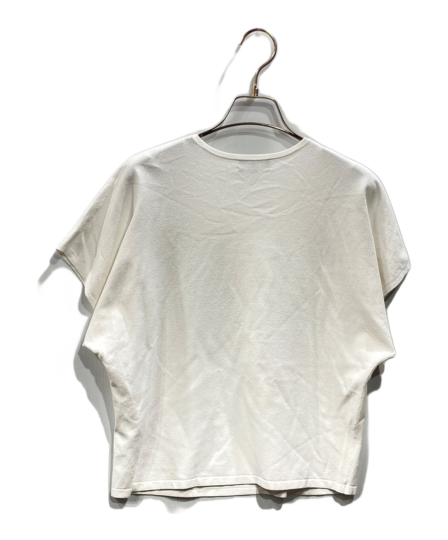 中古・古着通販】theory (セオリー) Wooster Crepe Knit Bat Wing Top
