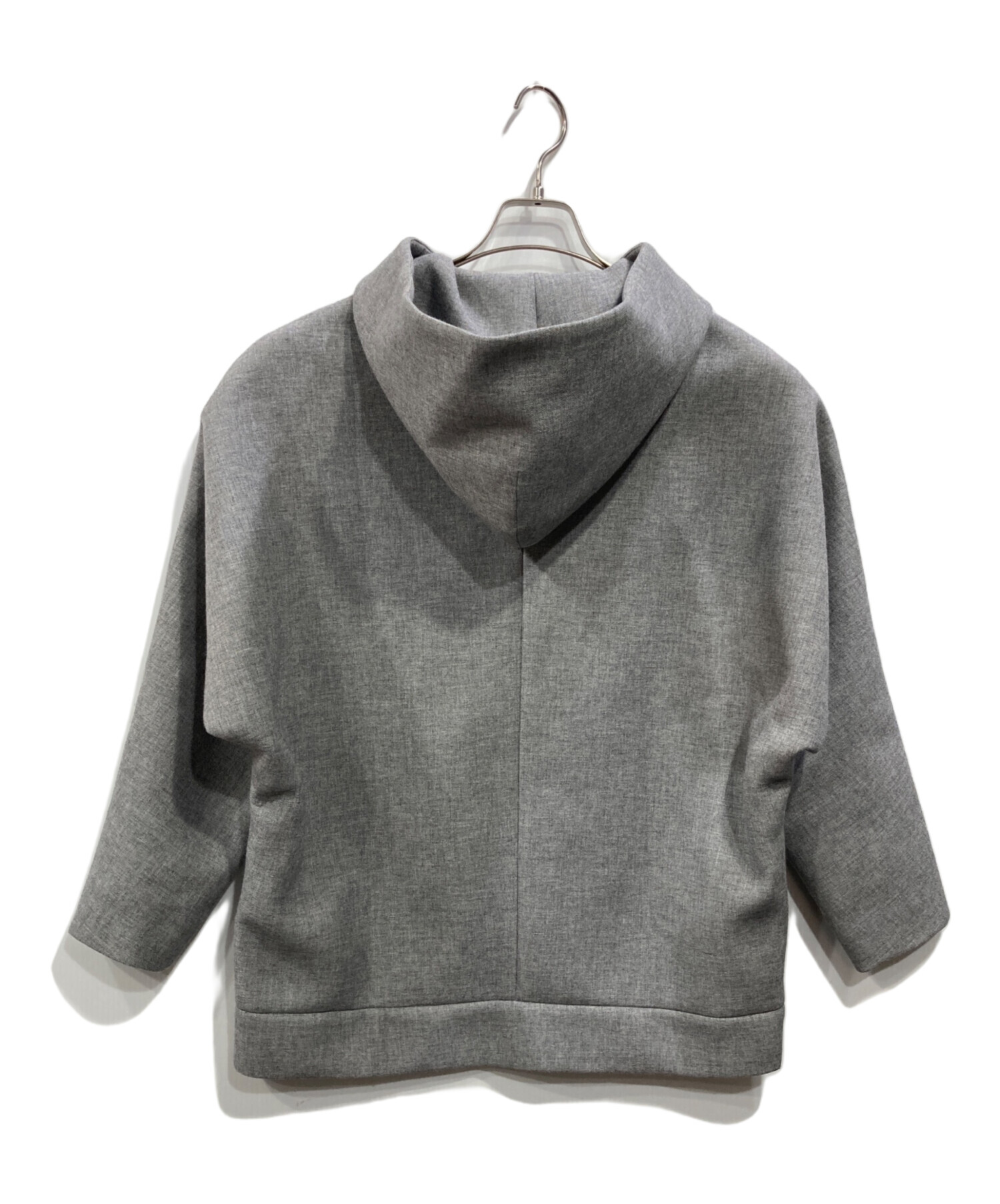 エブール ebure　36 雑誌掲載　ライトタフタブルゾン ブランドファッション - エブール ebure 36 雑誌掲載 ライトタフタブルゾン