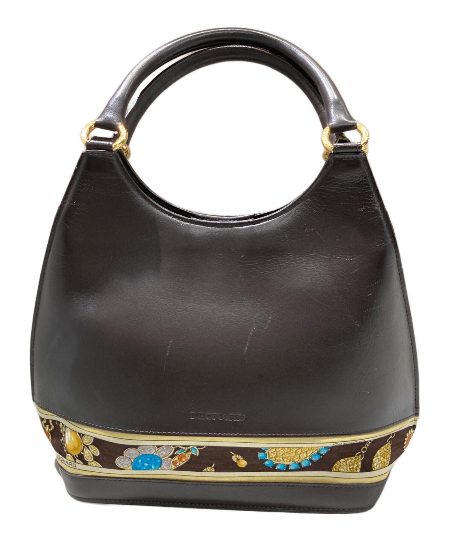 レオナール LEONARD FASHION ハンドバッグ 花柄 マルチカラー バッグ