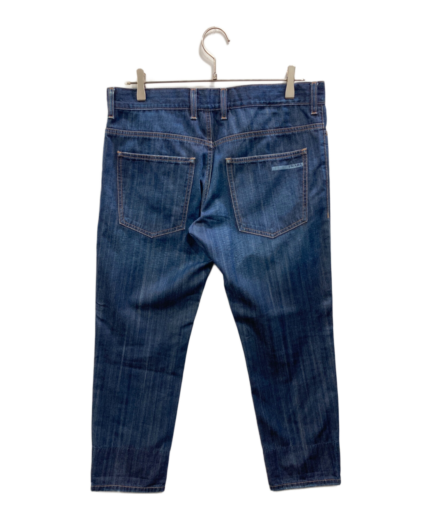 中古・古着通販】PRADA (プラダ) デニムパンツ ブルー サイズ:28