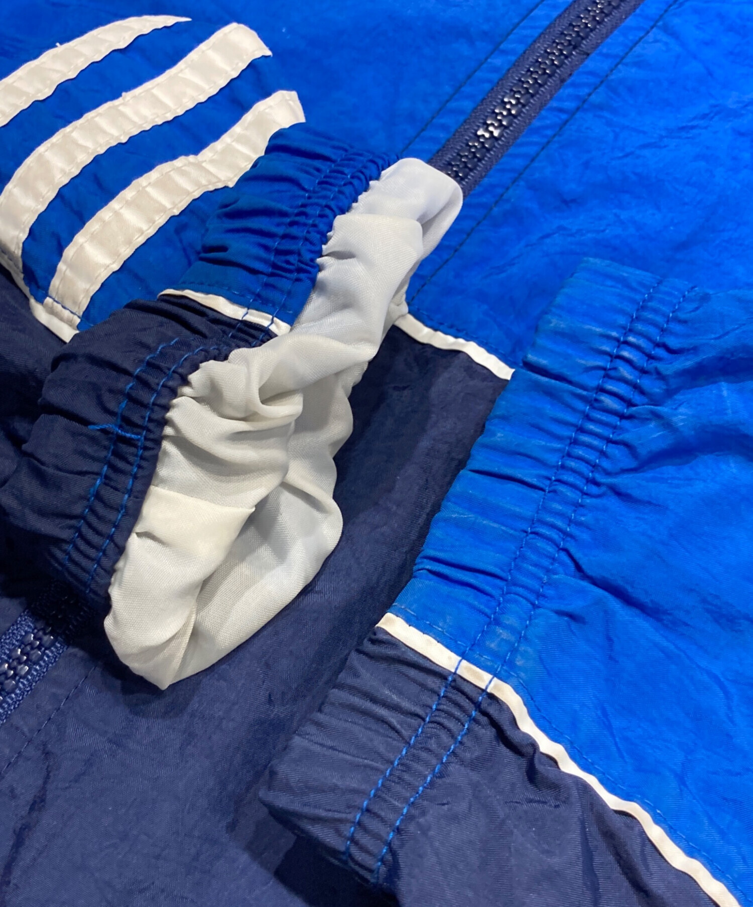 中古・古着通販】adidas (アディダス) ナイロンジャケット ブルー