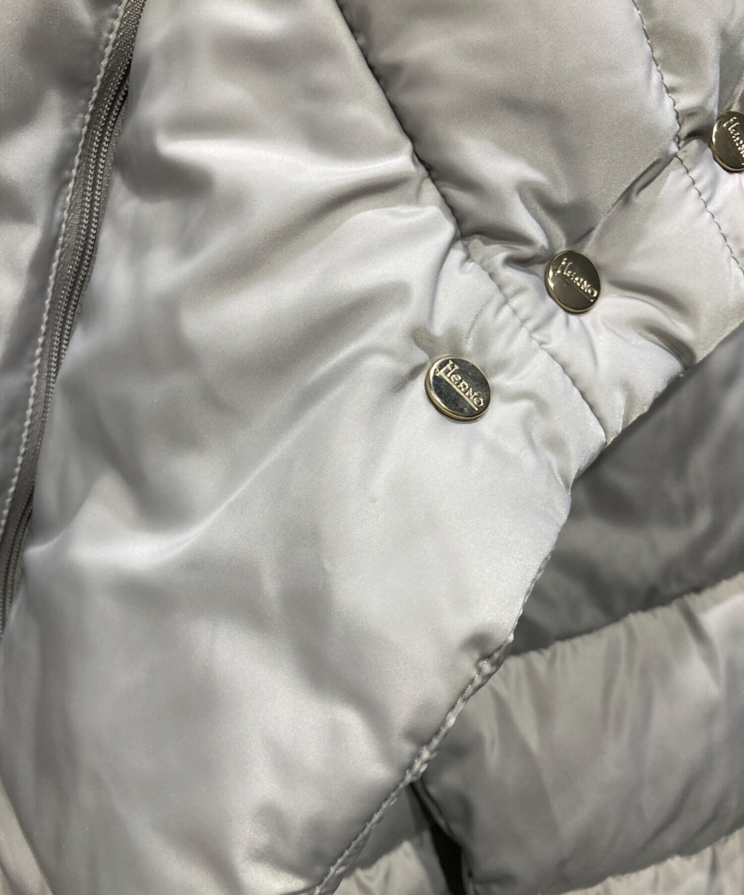 中古・古着通販】HERNO (ヘルノ) ダウンコート グレー サイズ:SIZE42