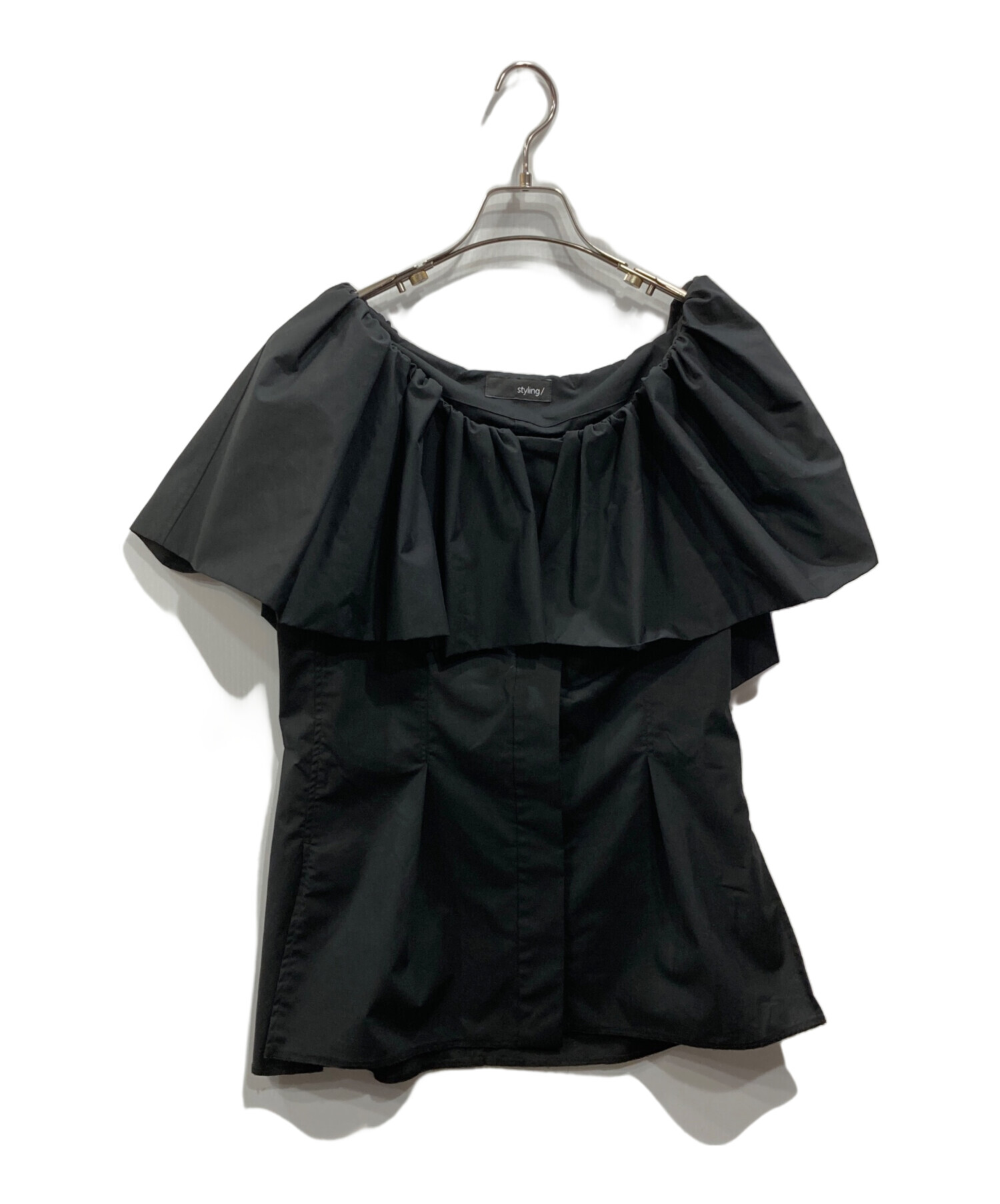 中古・古着通販】styling/ (スタイリング) ラッフルショルダートップス 
