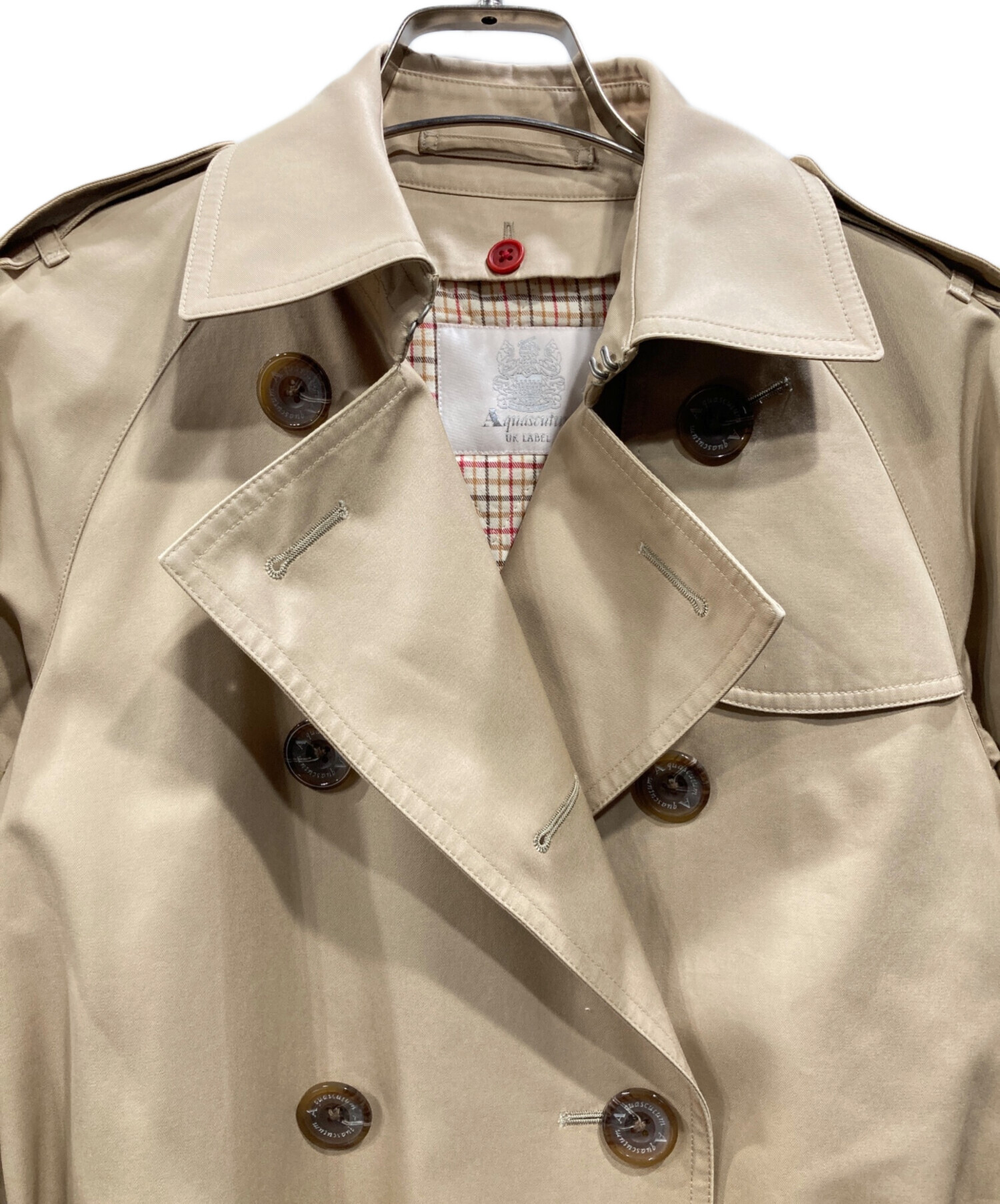 中古・古着通販】Aquascutum (アクアスキュータム) トレンチコート