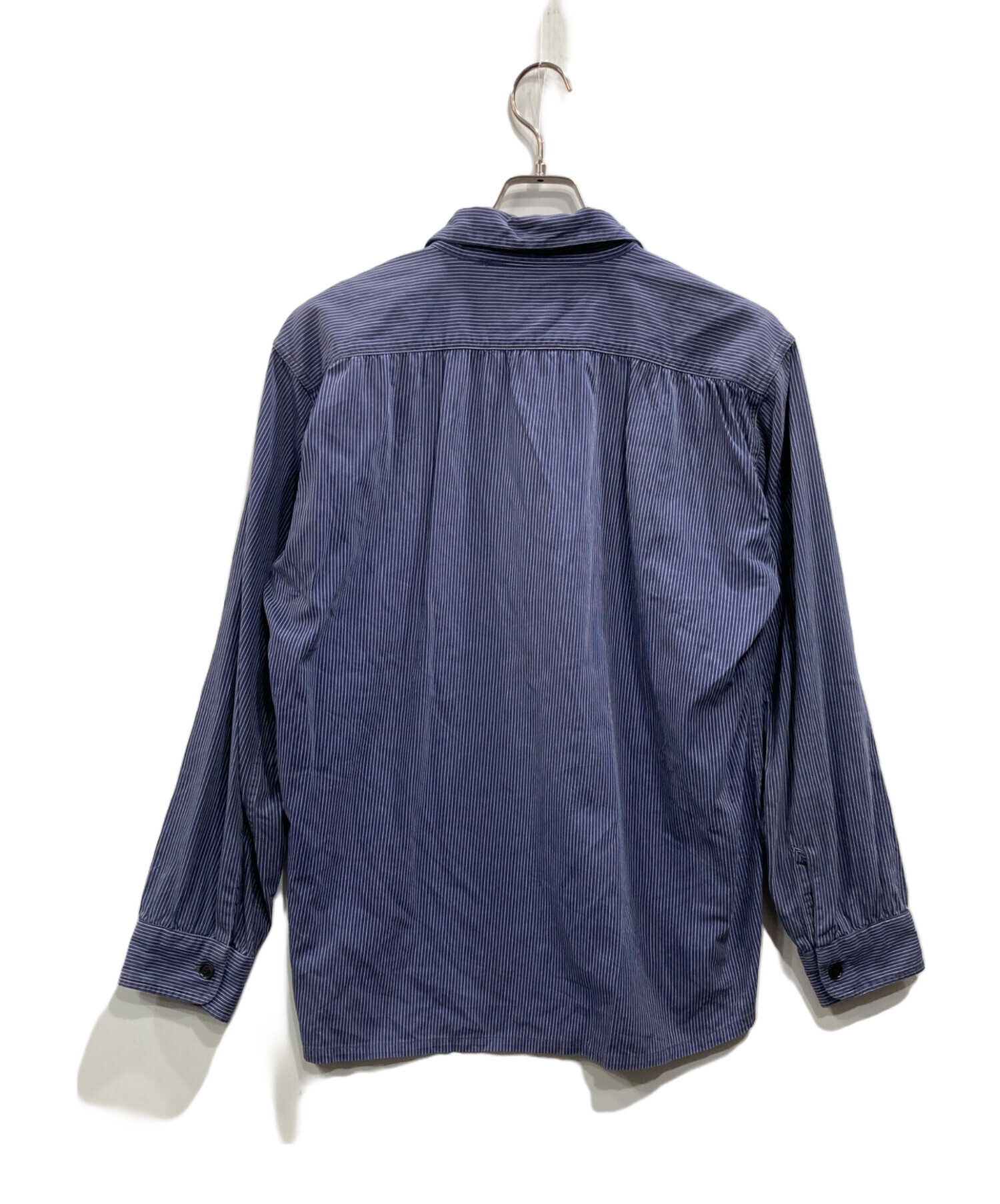 中古・古着通販】BLUE BLUE (ブルーブルー) プルオーバーシャツ ブルー 