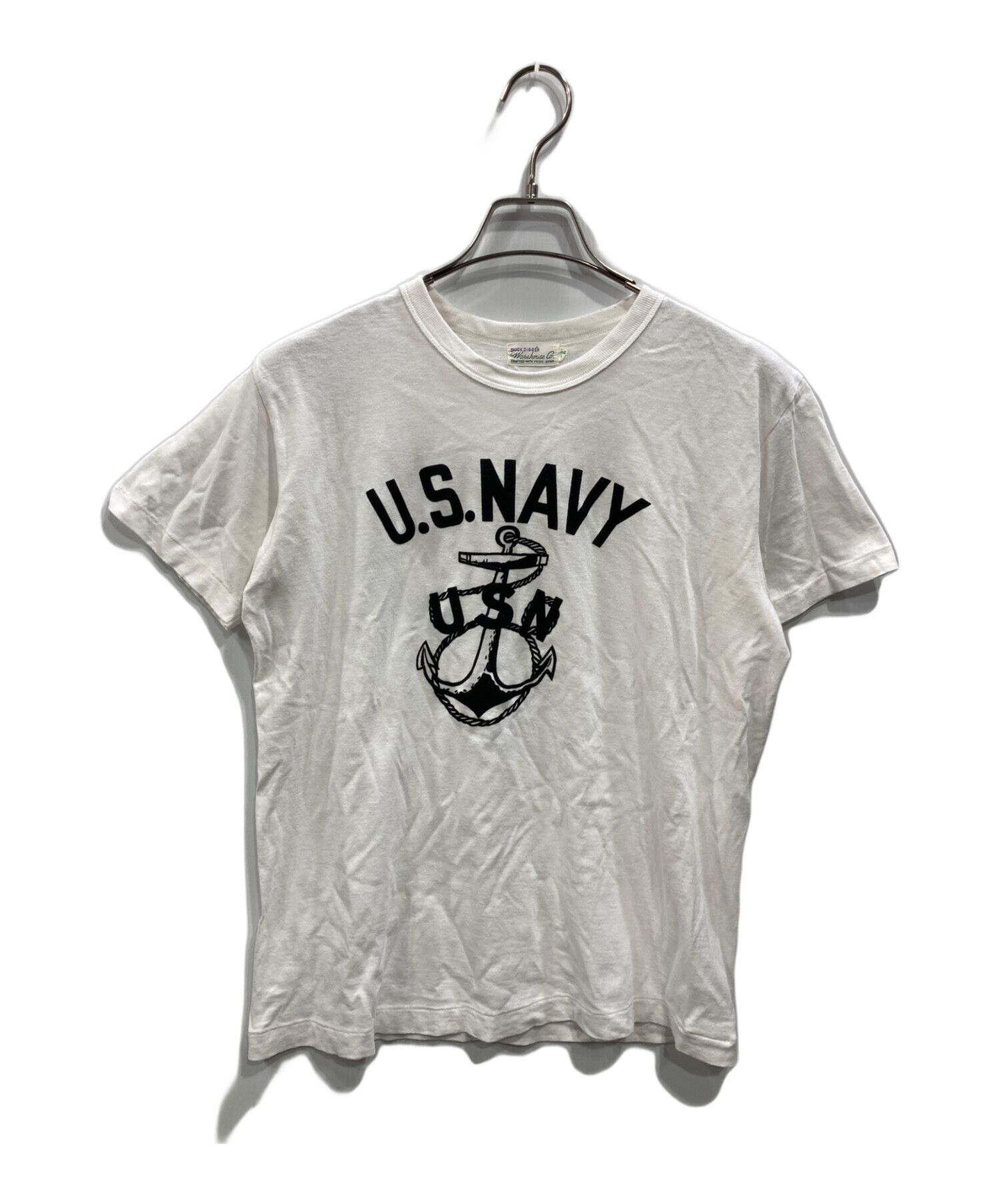 中古・古着通販】WAREHOUSE (ウエアハウス) フロッキープリントTシャツ