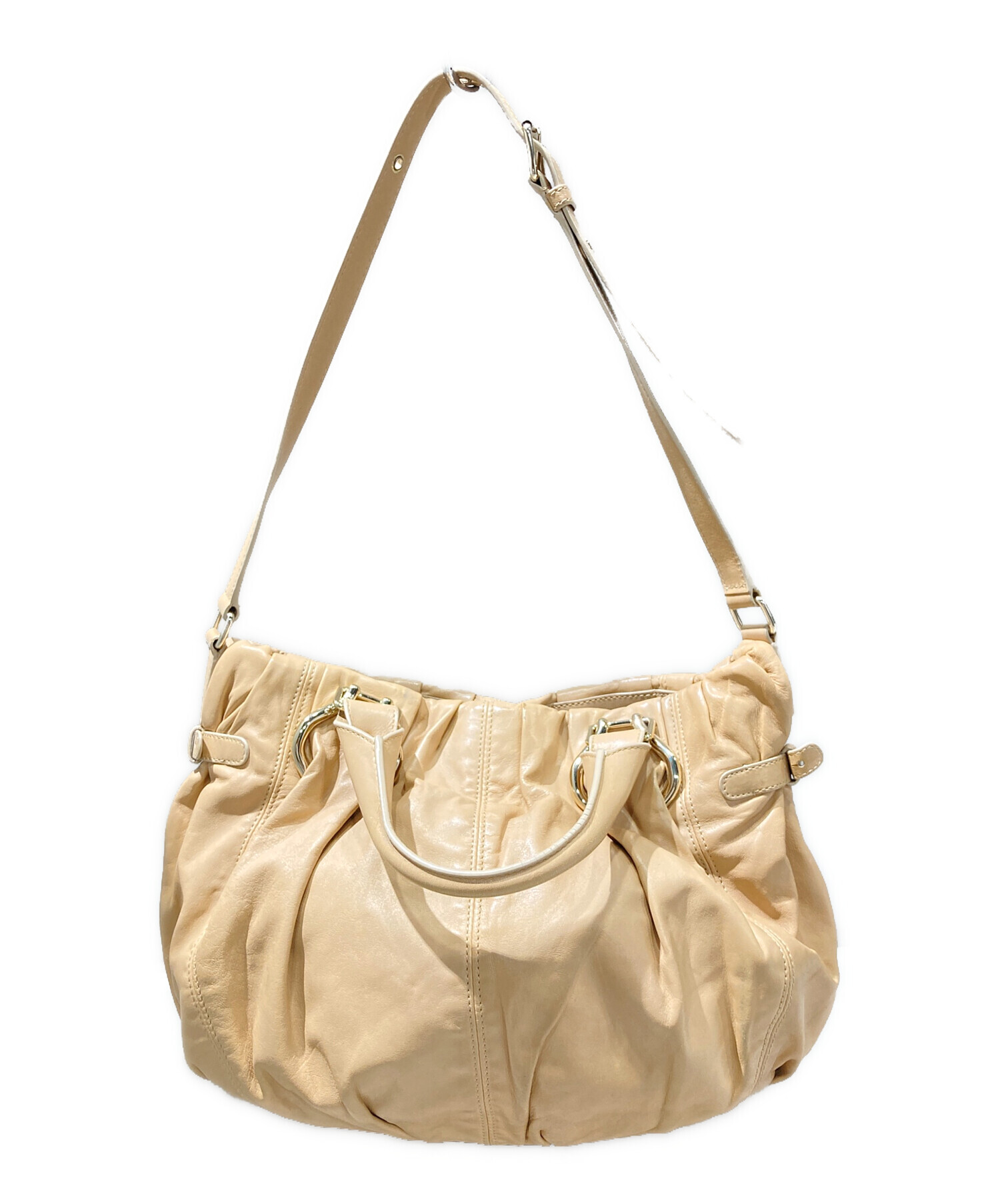 CELINE (セリーヌ) ピロースモール2WAYバッグ ベージュ サイズ 