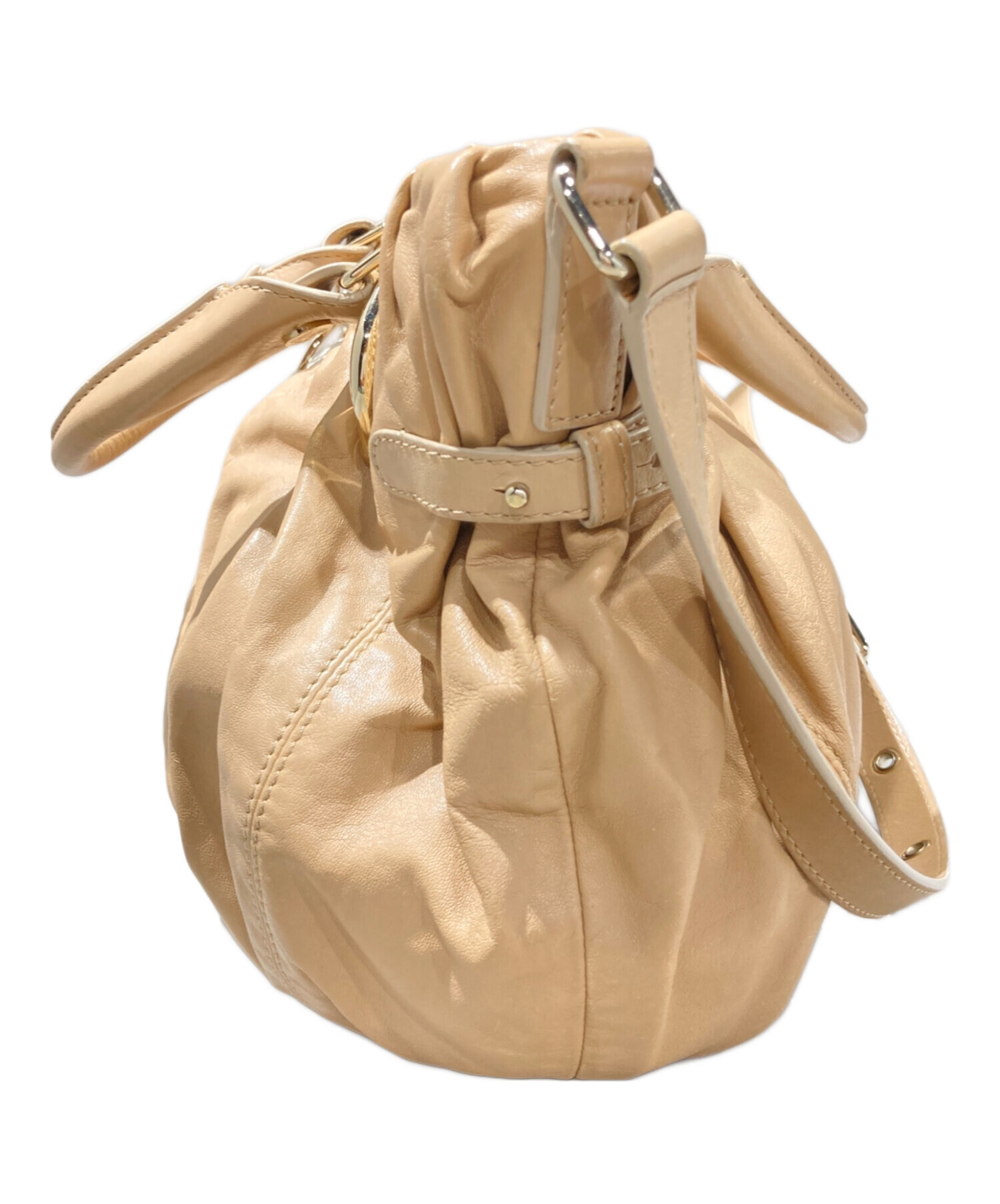 CELINE (セリーヌ) ピロースモール2WAYバッグ ベージュ サイズ 