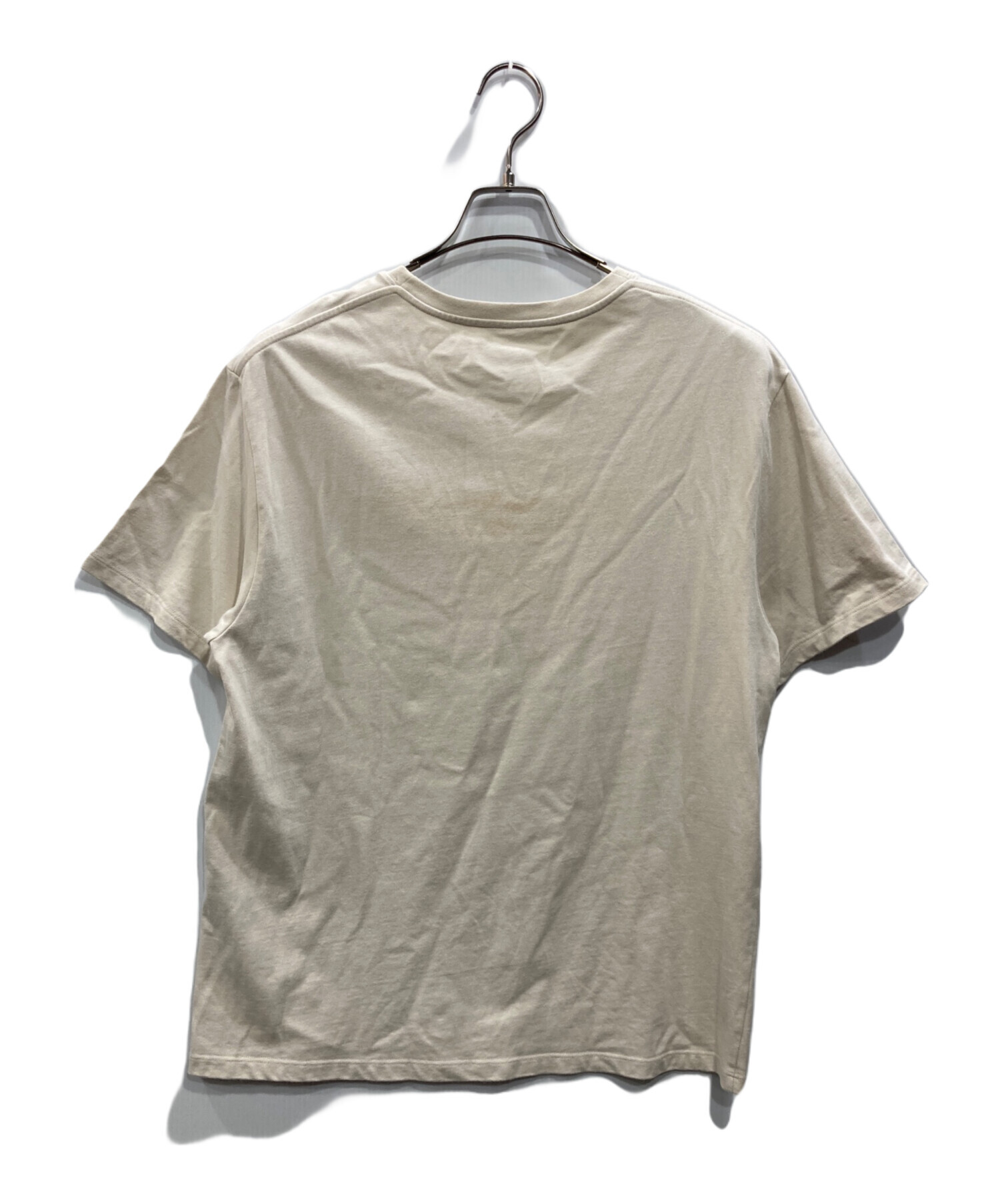 中古・古着通販】LOEWE (ロエベ) ロゴ刺繍Tシャツ ベージュ サイズ:M