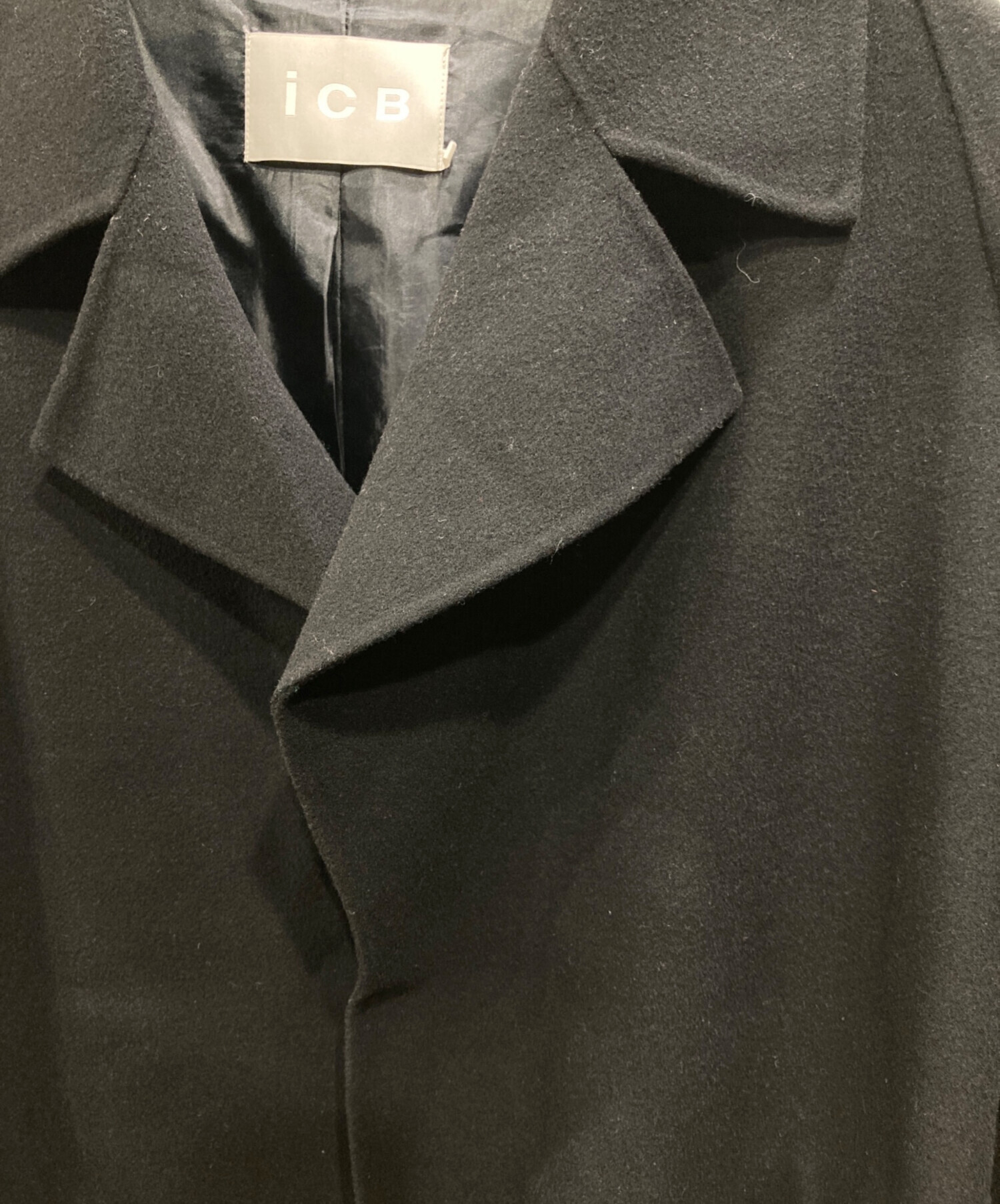 中古・古着通販】icB (アイシービー) ウールリバー ロングトレンチ