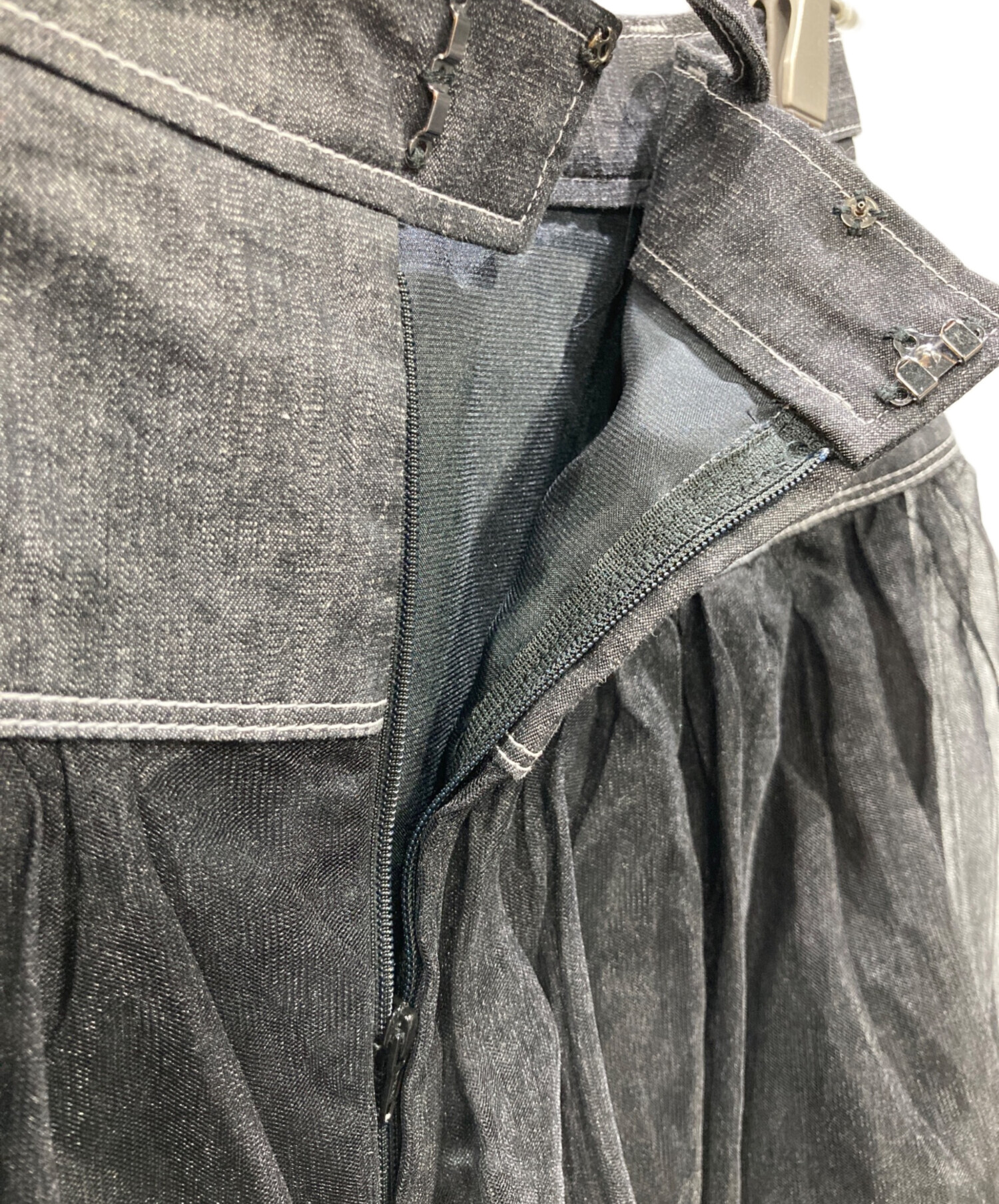 中古・古着通販】M'S GRACY (エムズグレイシー) デニム×チュール切替