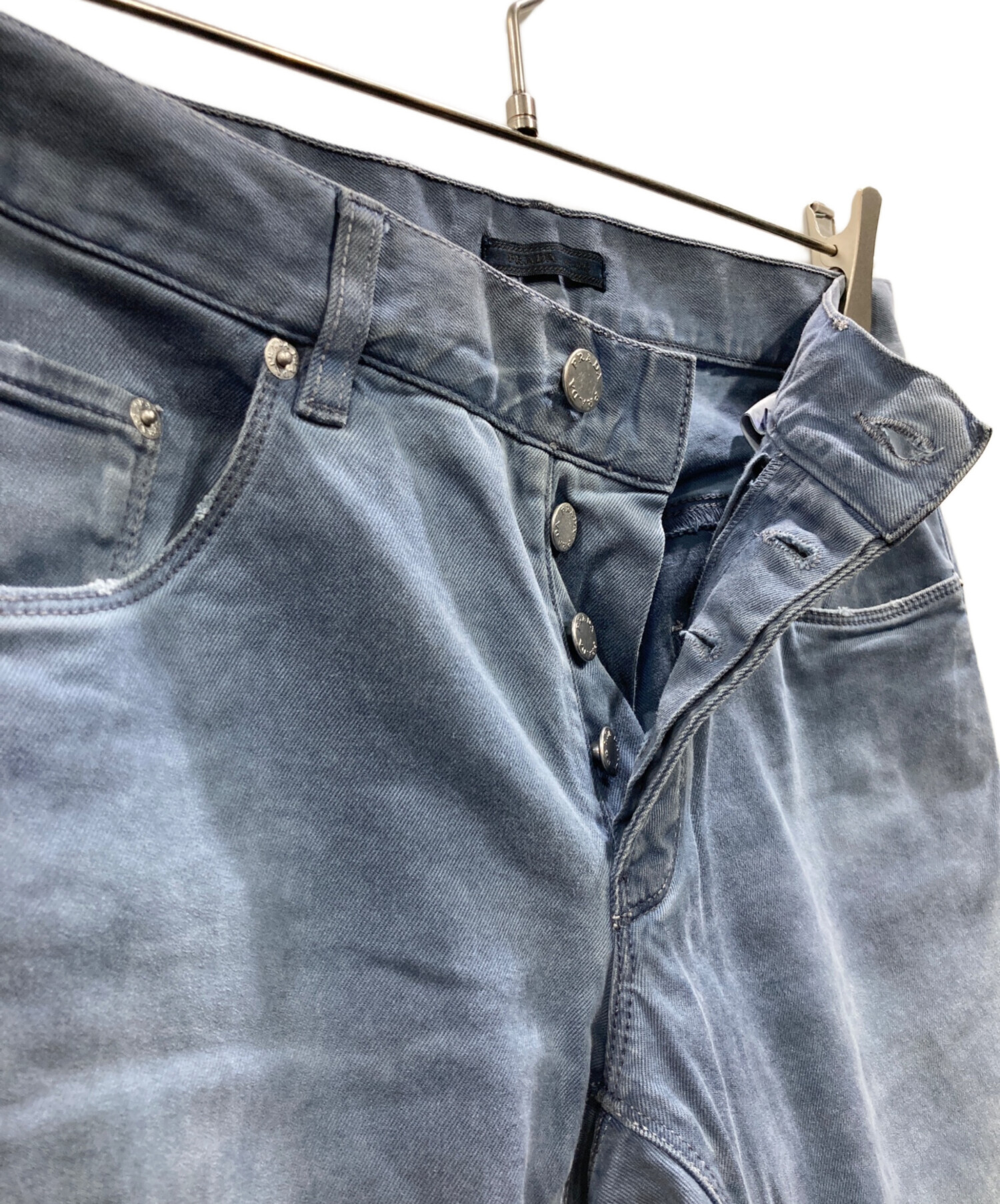 中古・古着通販】PRADA (プラダ) デニムパンツ ブルー サイズ:29