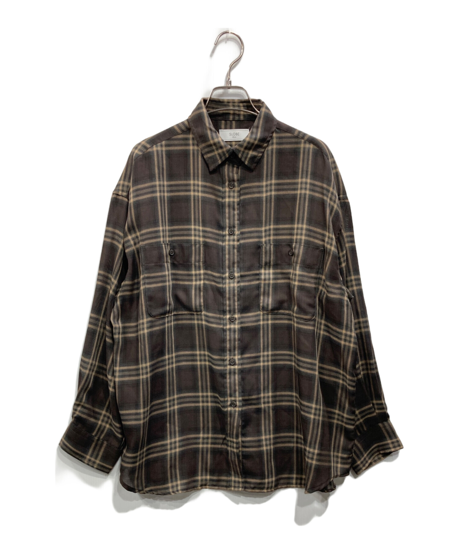 中古・古着通販】SLOBE IENA (スローブ イエナ) ビエラチェックルーズ 