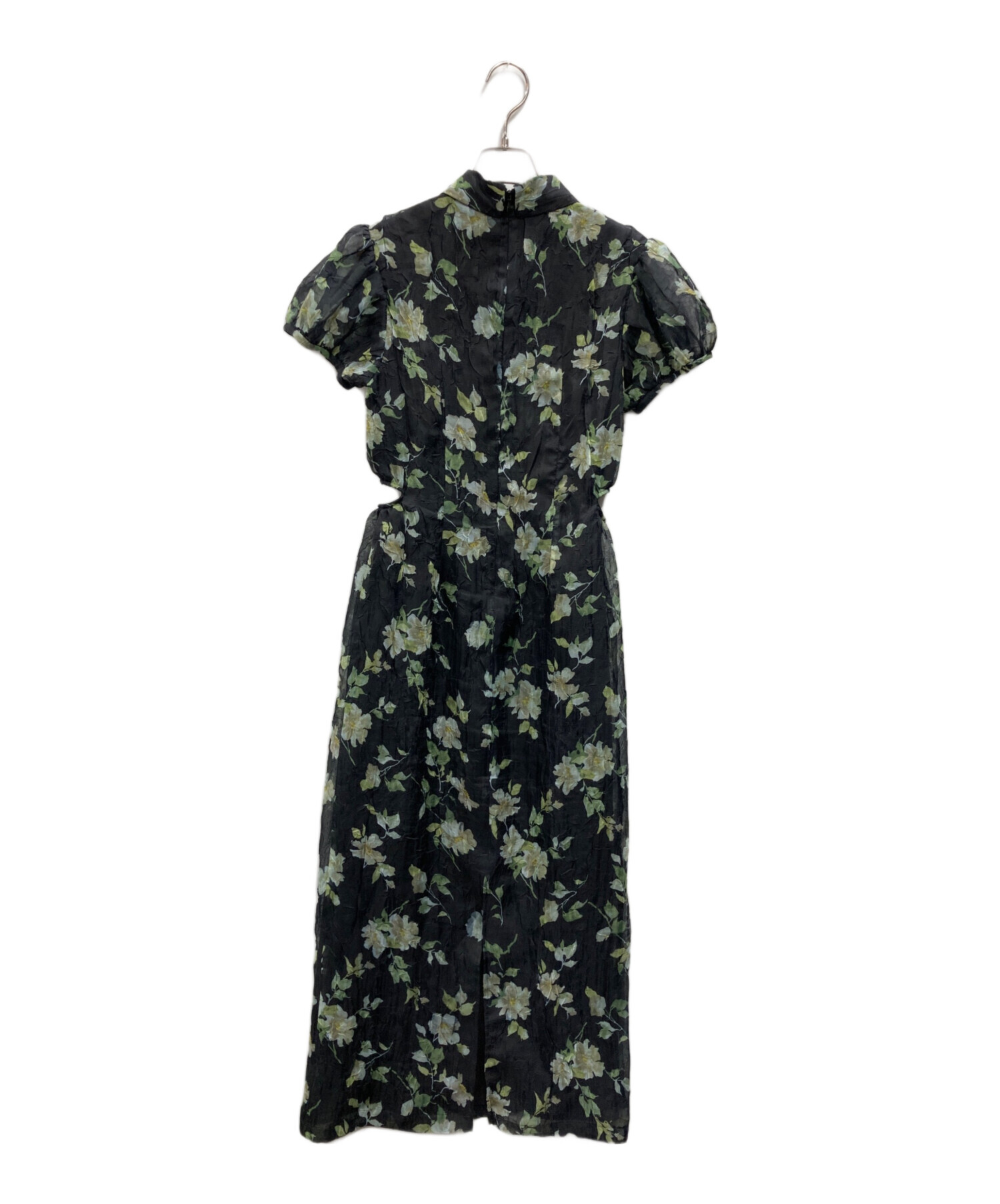 中古・古着通販】CLANE (クラネ) SHEER FLOWER MINI PUFF ONEPIECE 
