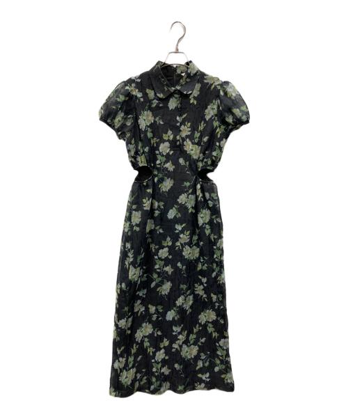 中古・古着通販】CLANE (クラネ) SHEER FLOWER MINI PUFF ONEPIECE