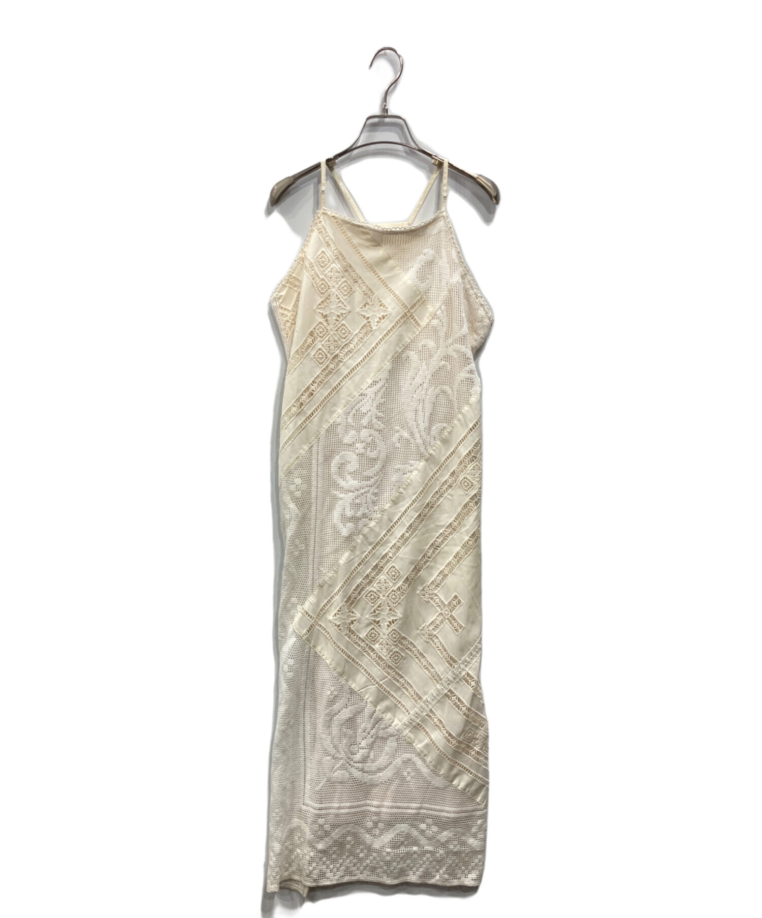 中古・古着通販】AMERI (アメリ) Lace Combi Camisole Dress ホワイト