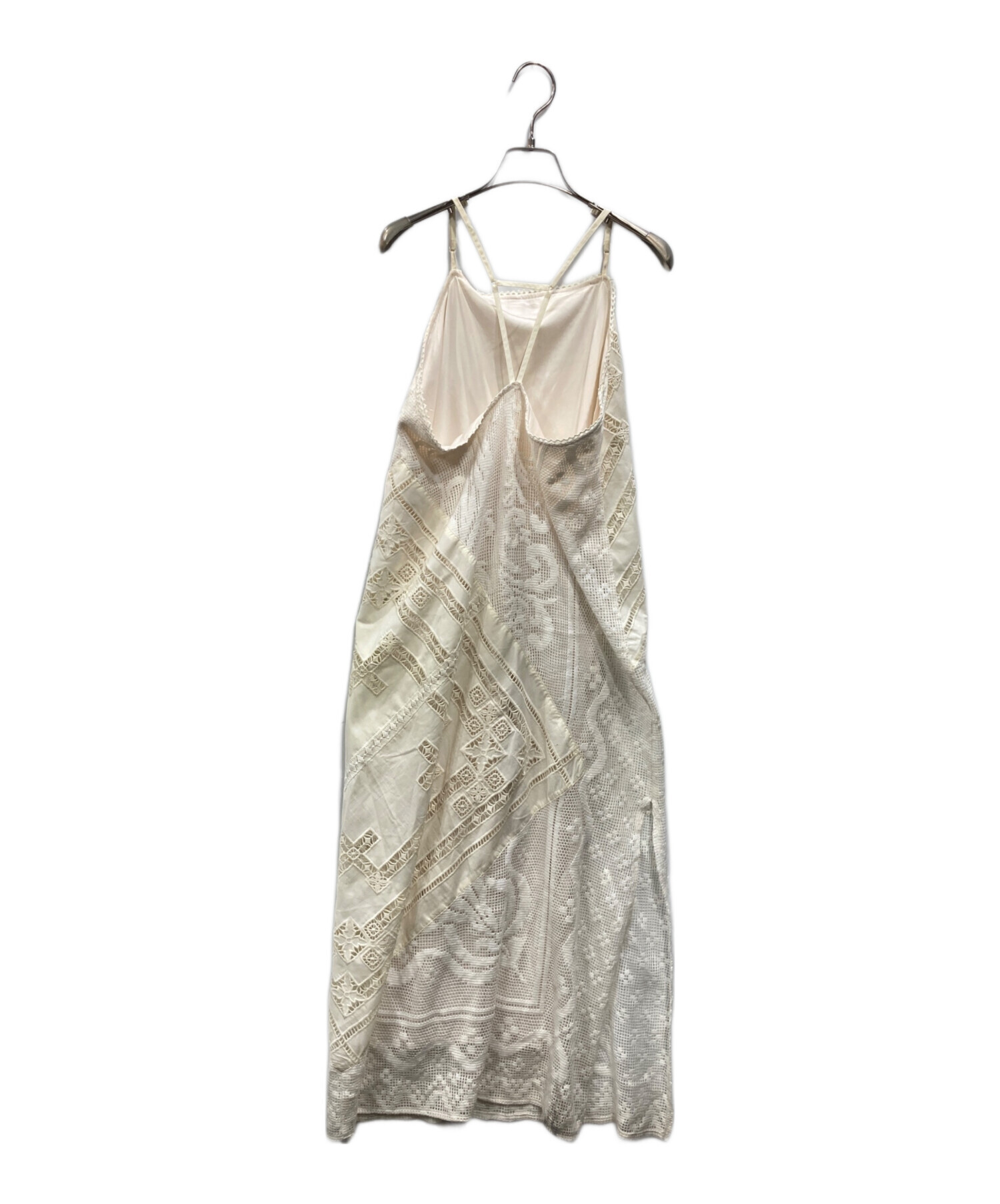 中古・古着通販】AMERI (アメリ) Lace Combi Camisole Dress ホワイト