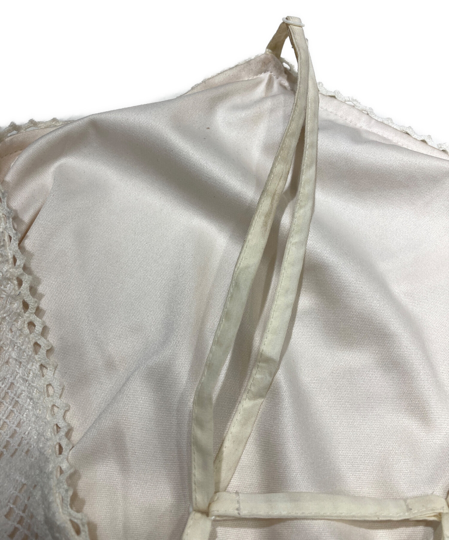 中古・古着通販】AMERI (アメリ) Lace Combi Camisole Dress ホワイト