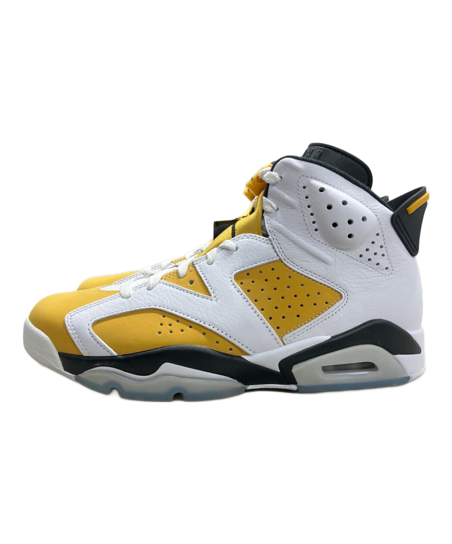 中古・古着通販】NIKE (ナイキ) AIR JORDAN 6 RETRO ホワイト×イエロー 